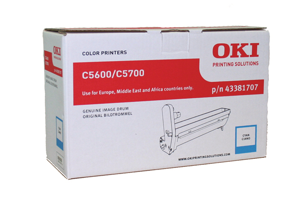 photo OKI Drum cyan 43381707 C5600/5700 20'000 pages