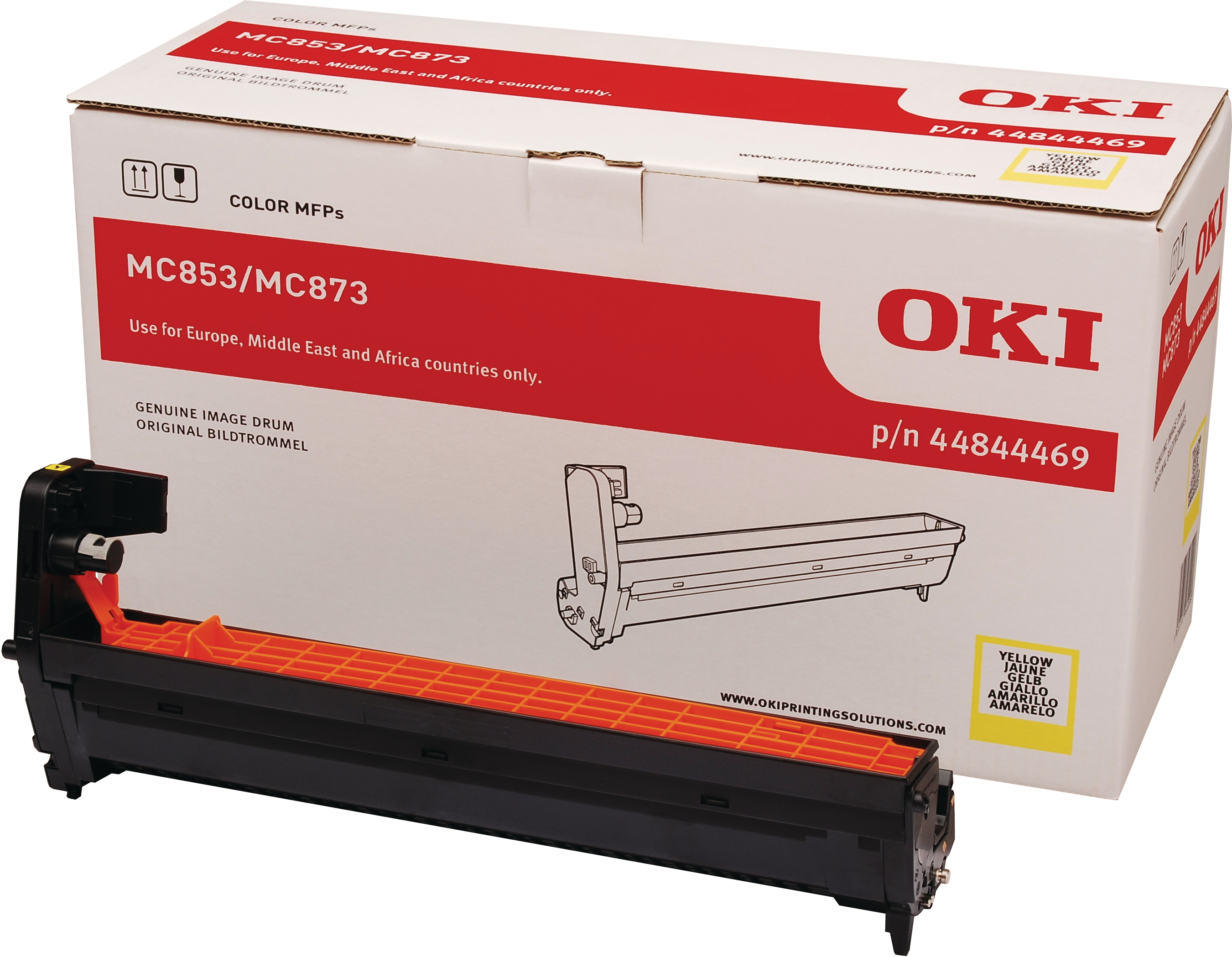 photo OKI Drum yellow 44844469 MC853/873 30'000 pages