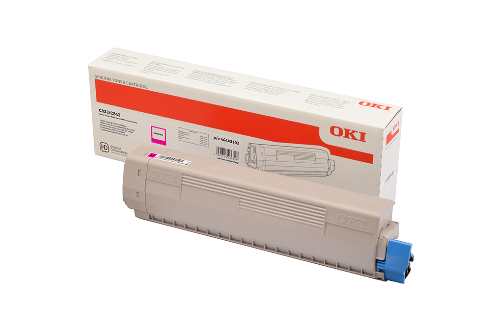 photo OKI Toner HY magenta 46443102 C833/C843 10'000 pages