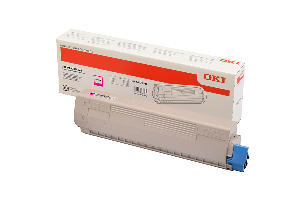 photo OKI Toner magenta 46471102 C823/C833/C843 7000 pages