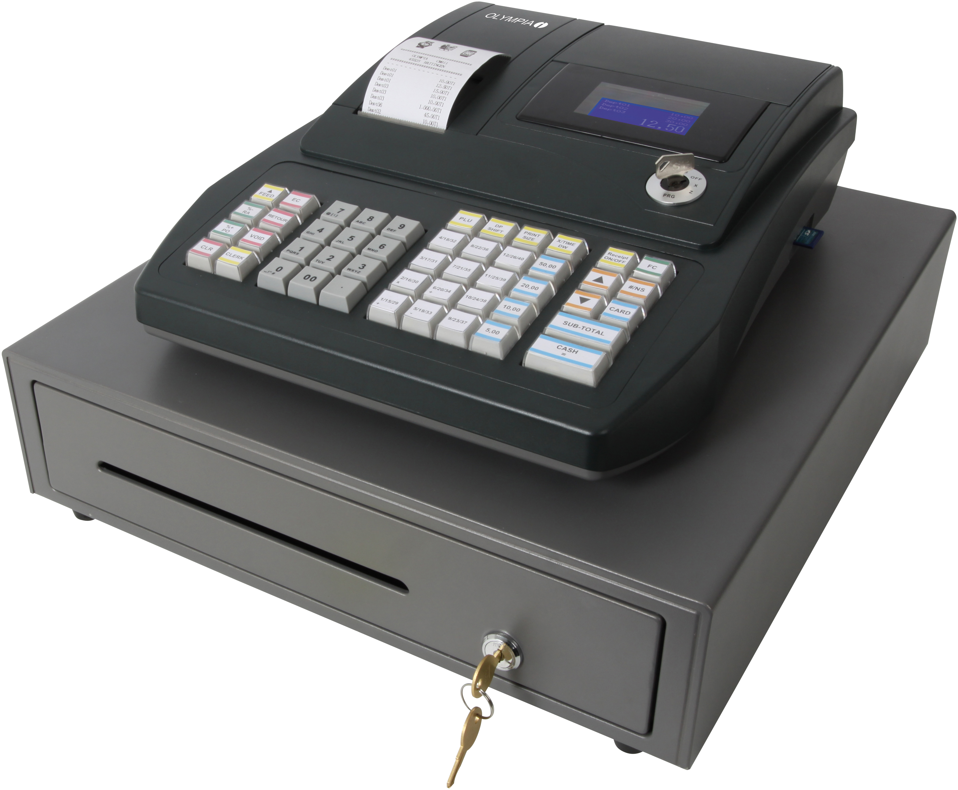 photo OLYMPIA Caisse CM942 gris