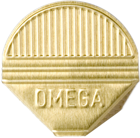 OMEGA Eckklammern 100/22 gold 100 Stk.