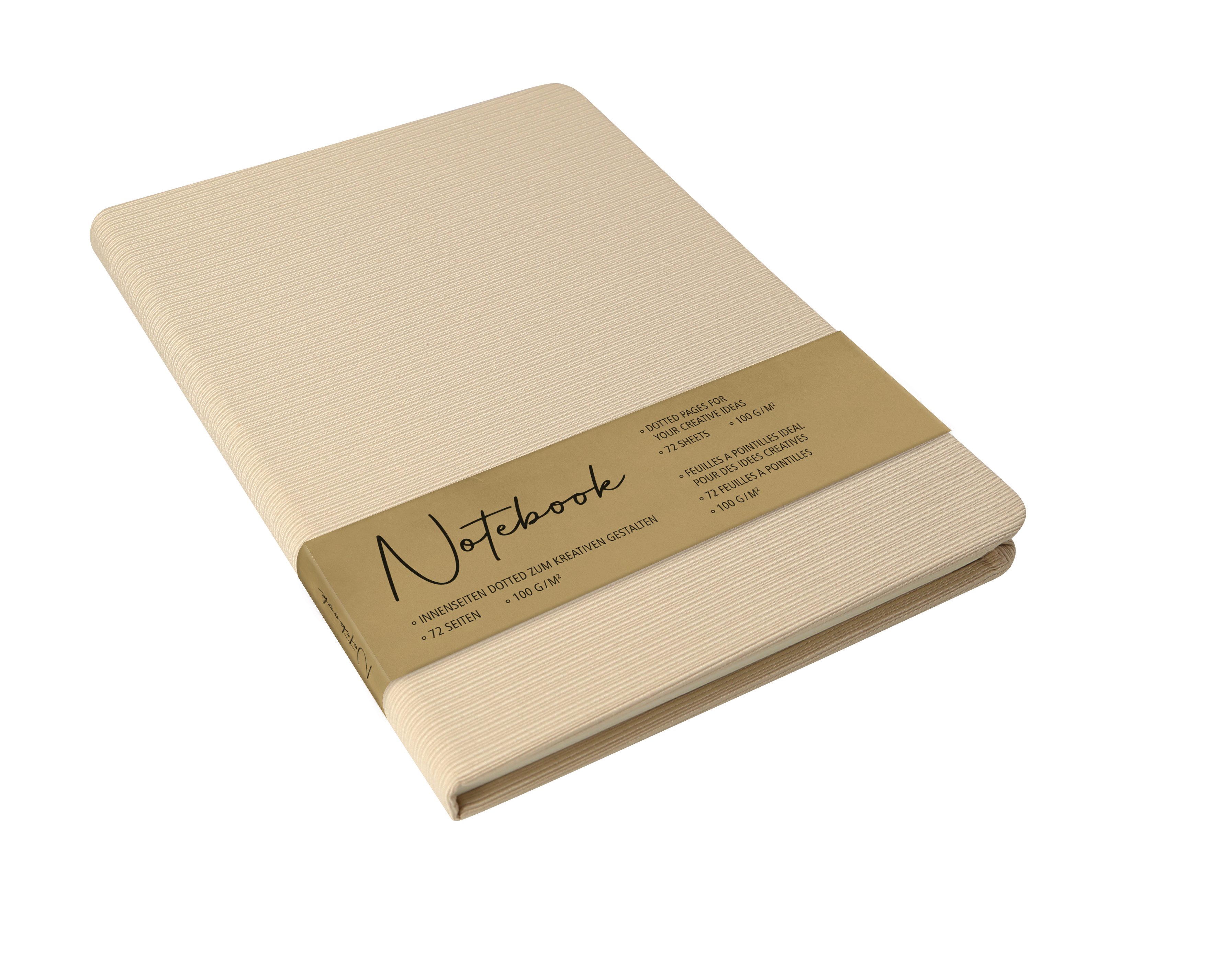 ONLINE Carnet A5 08372/6 beige, 72 pages, dotted