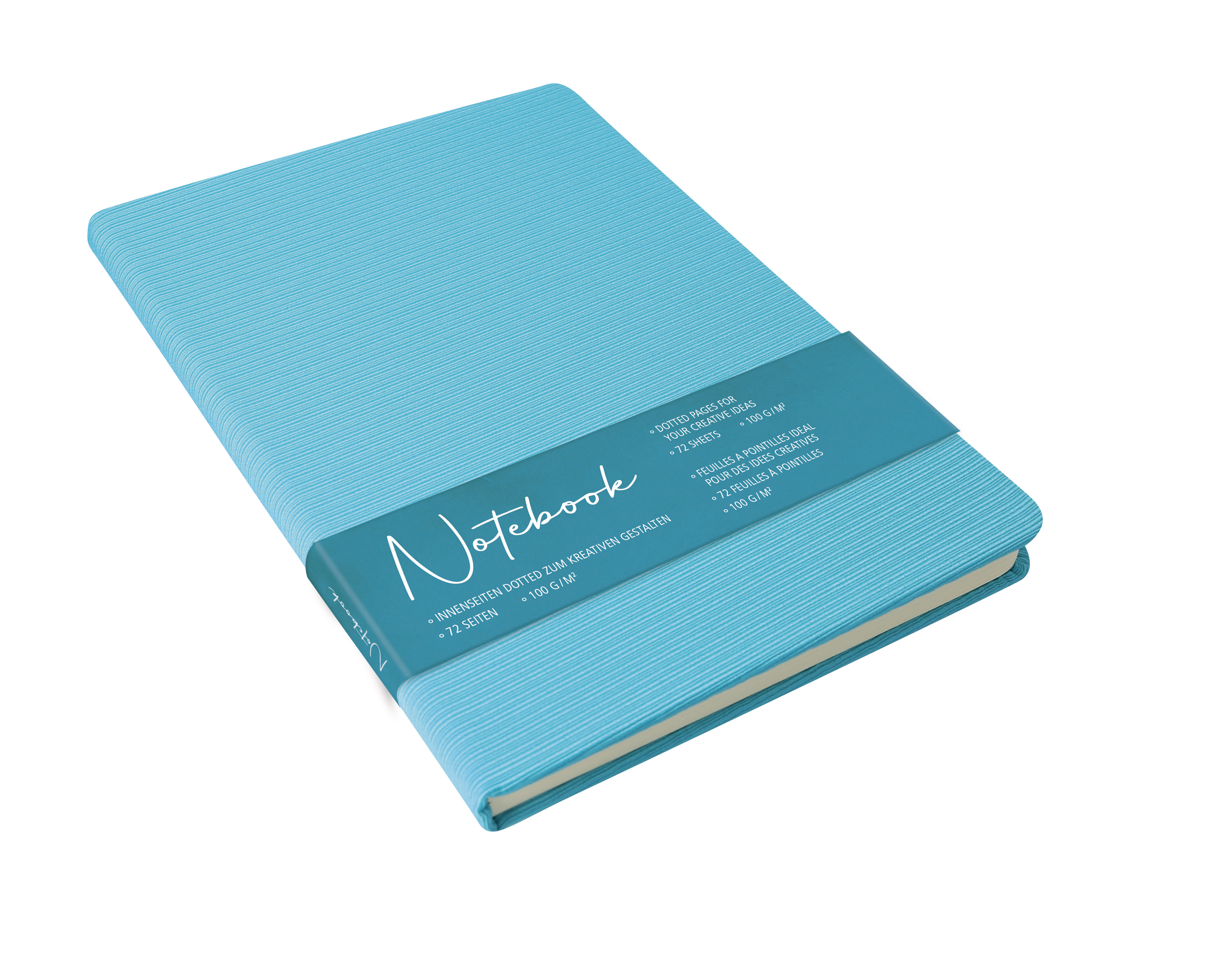 ONLINE Carnet A5 08374/6 turquoise, 72 pages, dotted