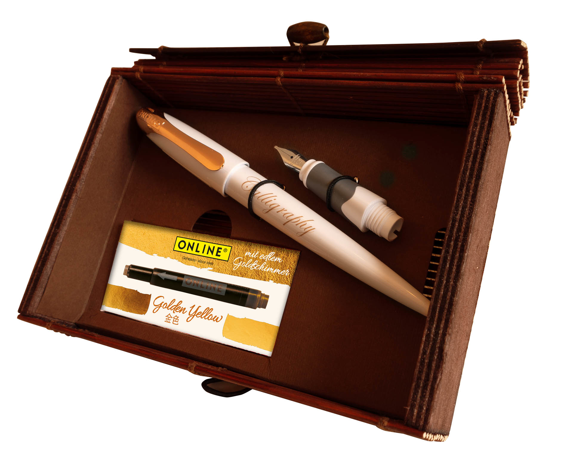 ONLINE Stylo plume Air Rose 10059 white Bamboo Box