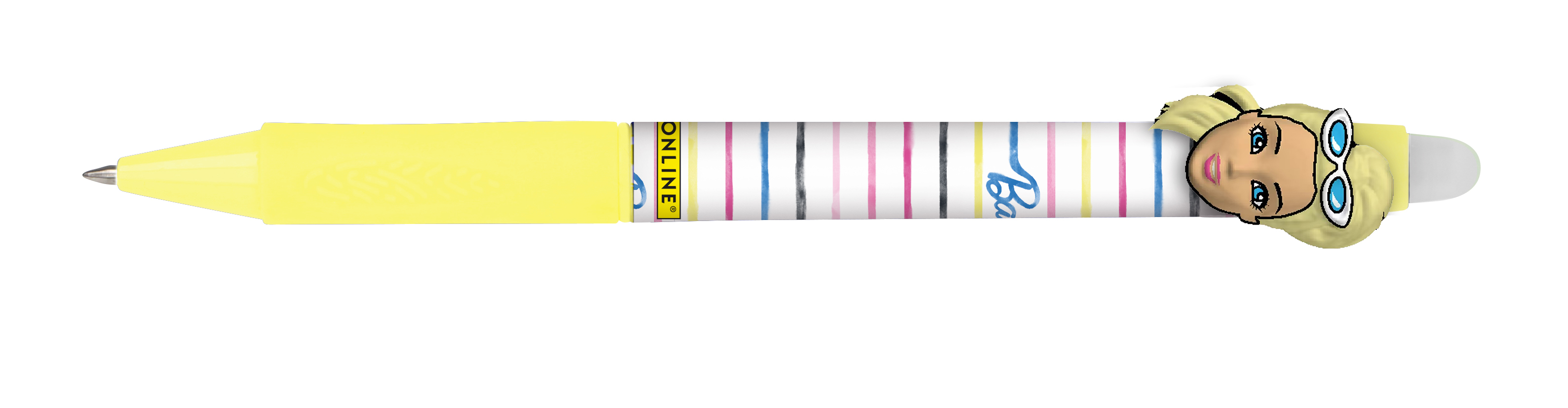 photo ONLINE Stylo Gel magiXX Fun 0.7mm 18102/3D Barbie Yellow
