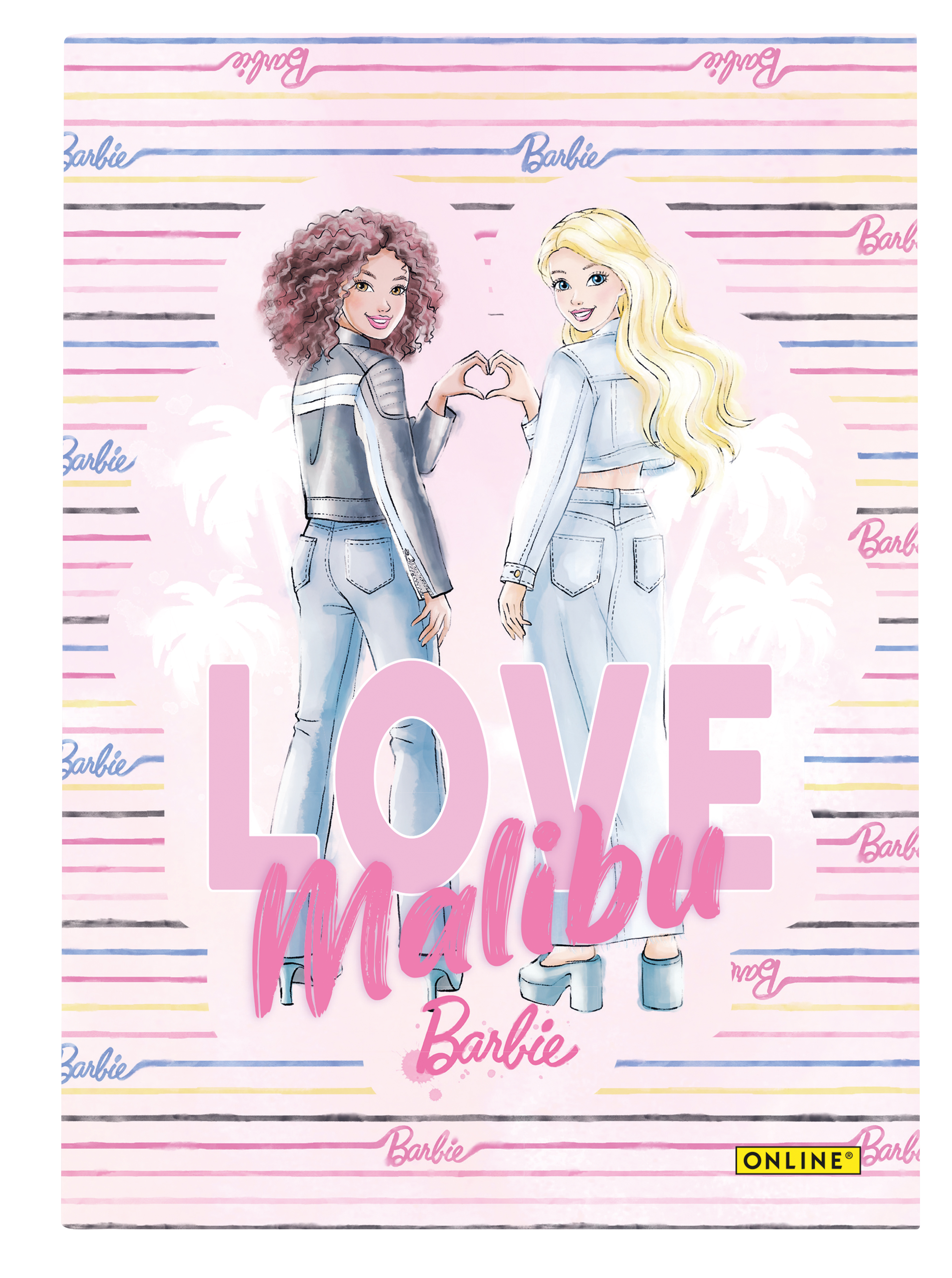 photo ONLINE Cahier Barbie A5 18121/6 dotted, 80g, ass. 96 feuilles