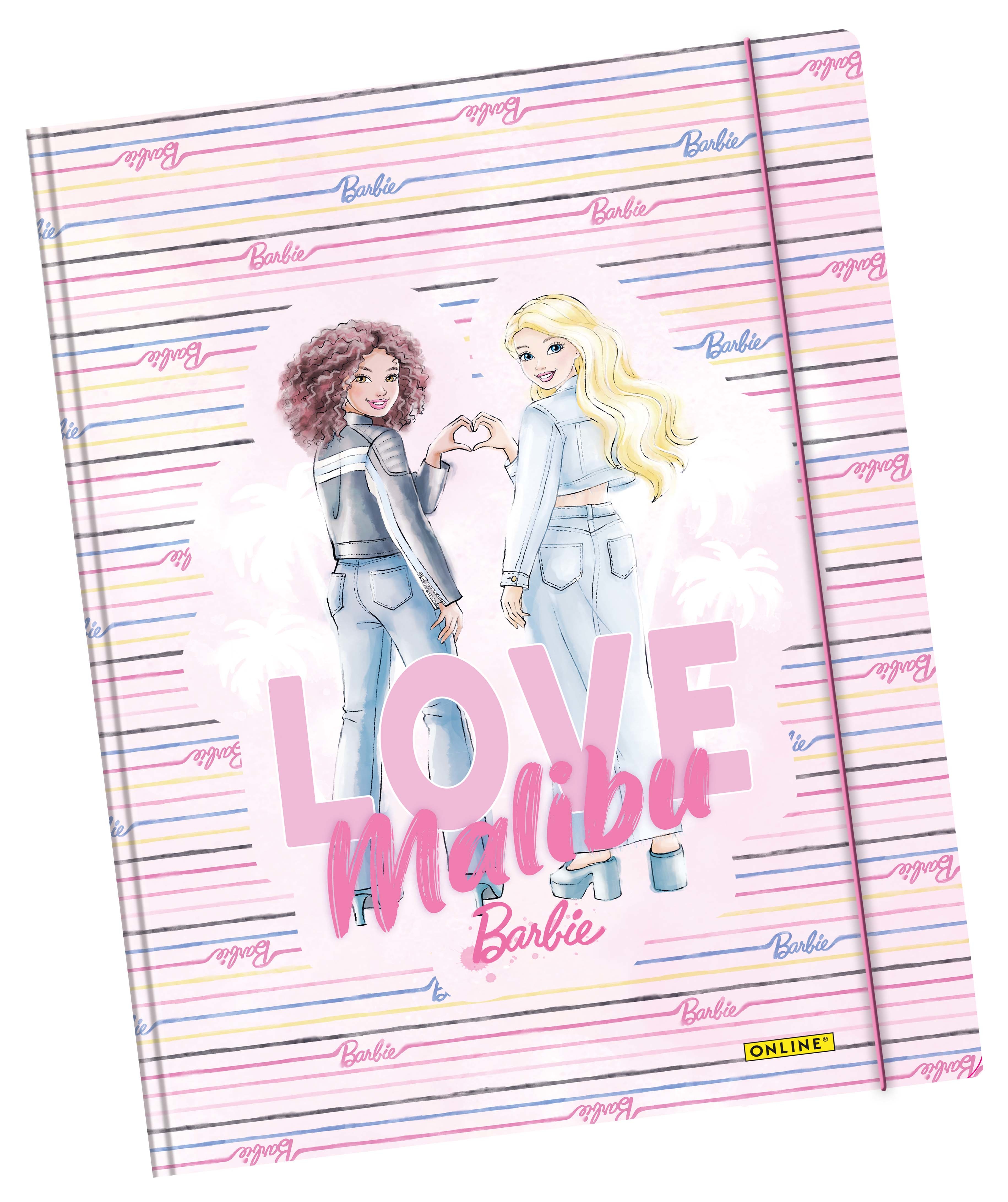 photo ONLINE Dossier élastique A4 18122/6 Barbie, assortis