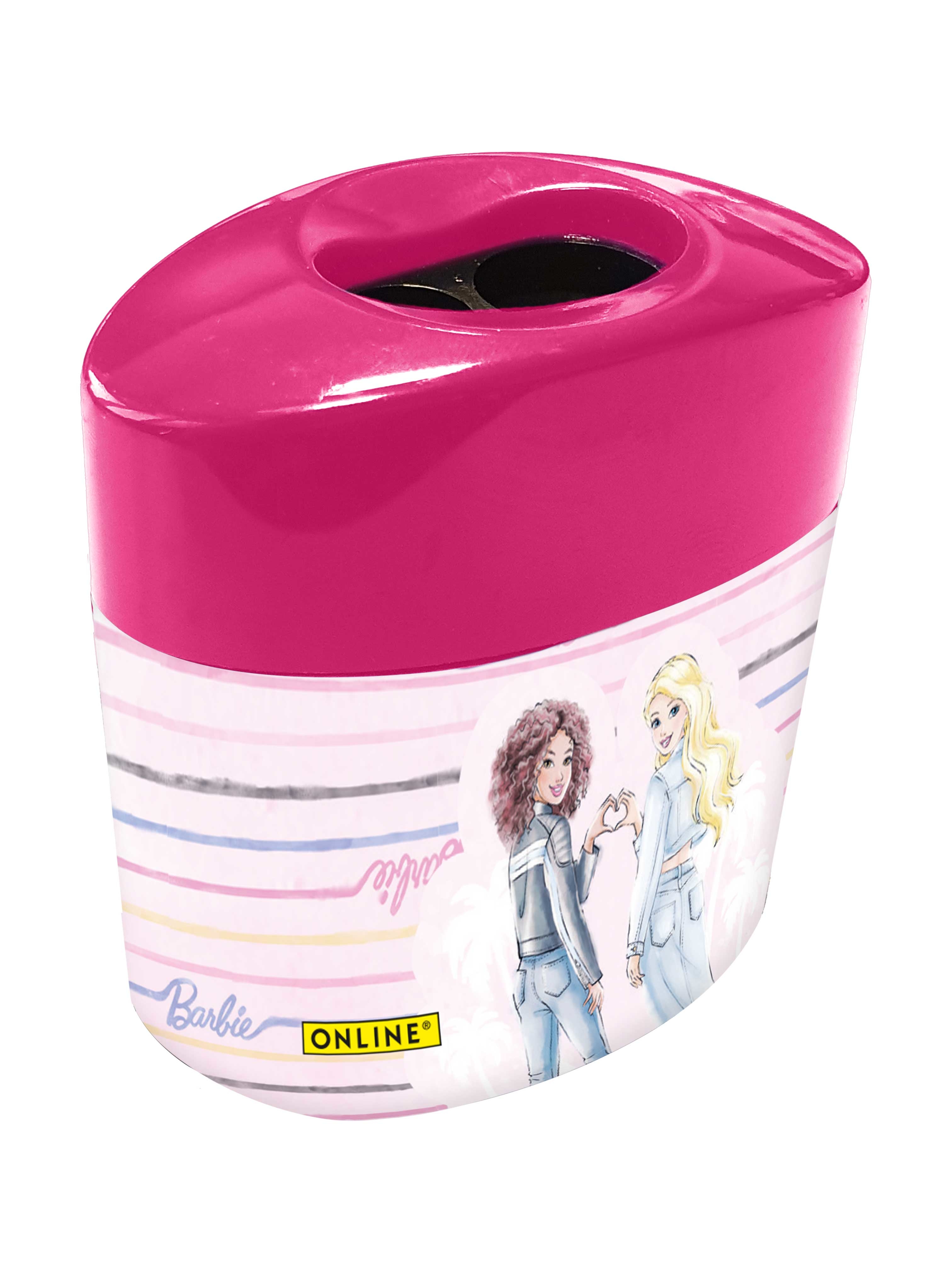 photo ONLINE Taille-crayon double 18129/6 Barbie, assortis