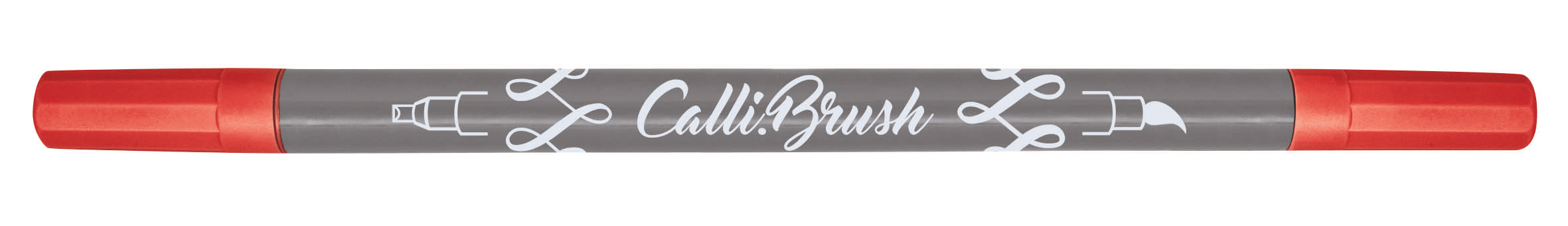 ONLINE Callibrush Pen Double Tip 2mm 19055/6 Rouge