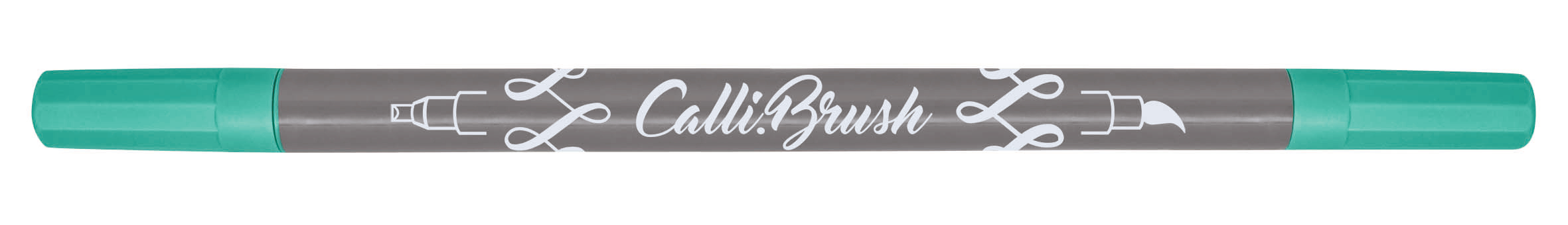 ONLINE Callibrush Pen Double Tip 2mm 19067/6 Turquoise