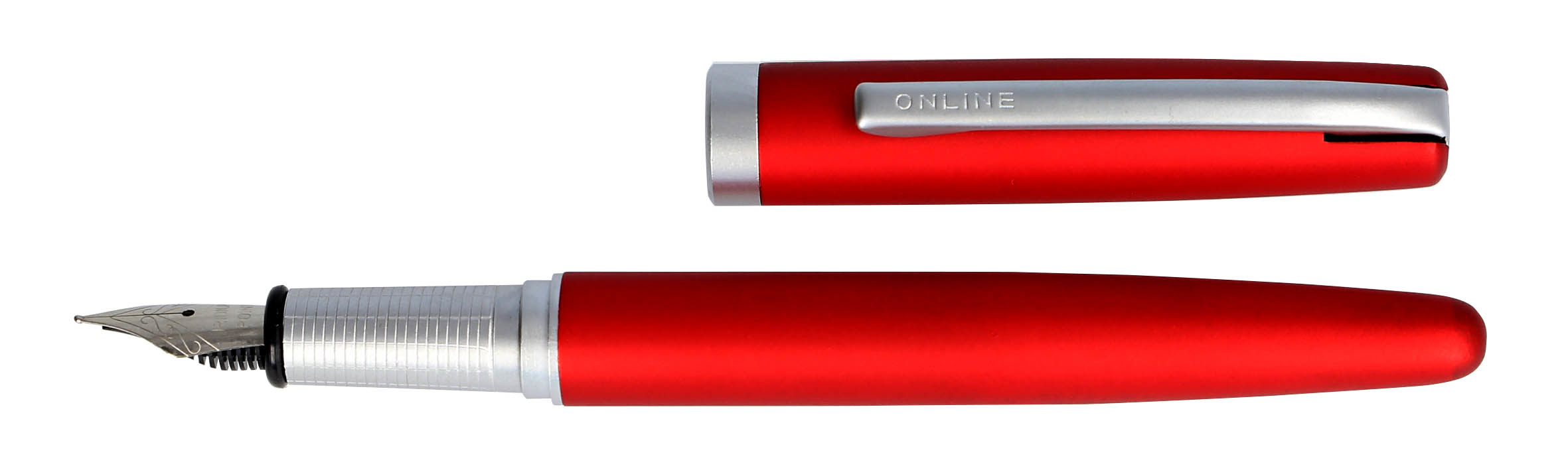 ONLINE Stylo plume Eleganza M 34632/3D Satin Red Satin Red