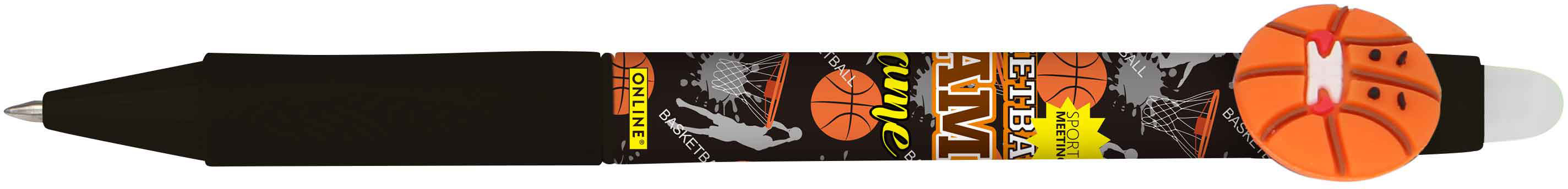 ONLINE Stylo Gel magiXX Basketball 35391/3D couleuir d'écrire bleu 0.7mm