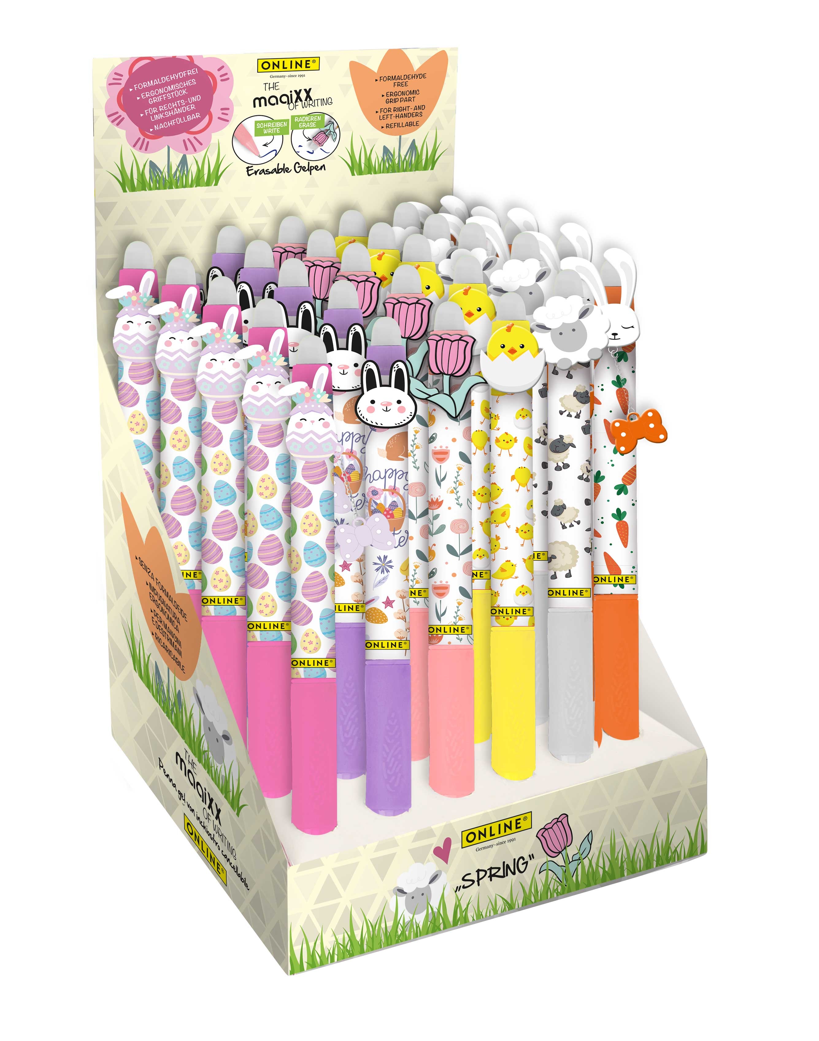 photo ONLINE Gel Pen magiXX Angry Animals 35448/30 Display, assorti 30 pièces