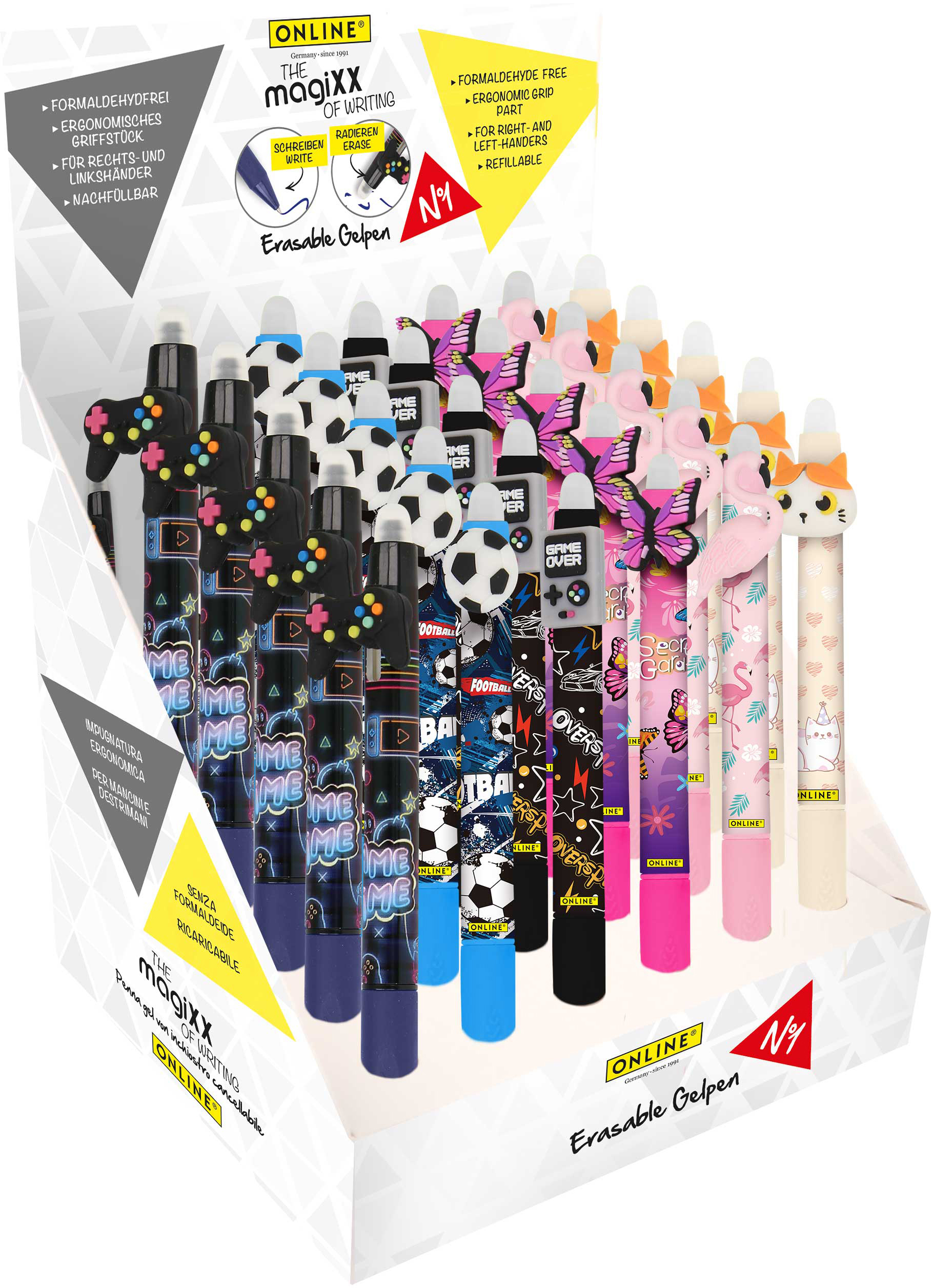 photo ONLINE Gelpen MagiXX 0.7mm 35521/30 Bestseller, ass. 30 pièces