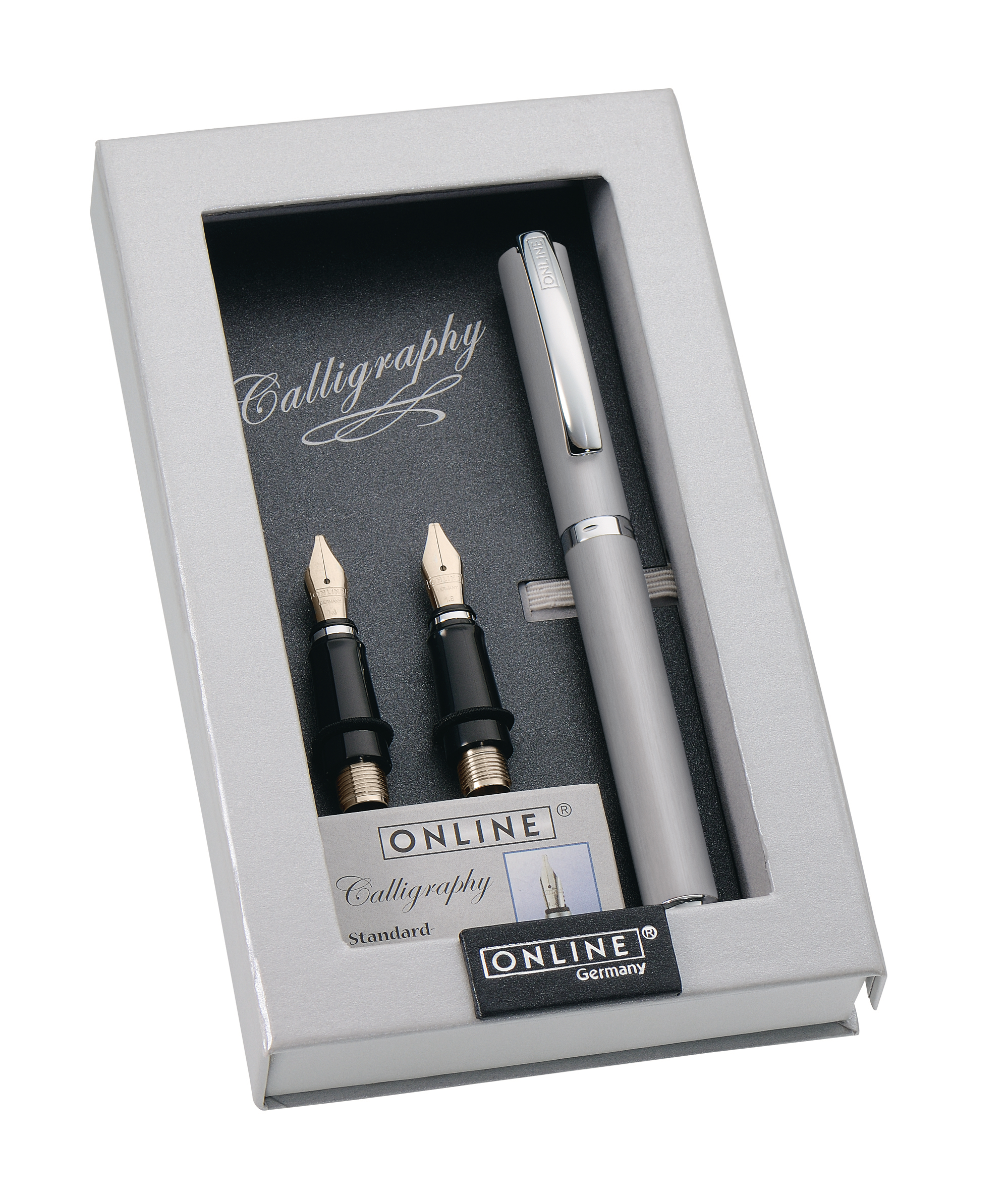 ONLINE Stylo plume Set Vision 1.4mm 36645 Silver