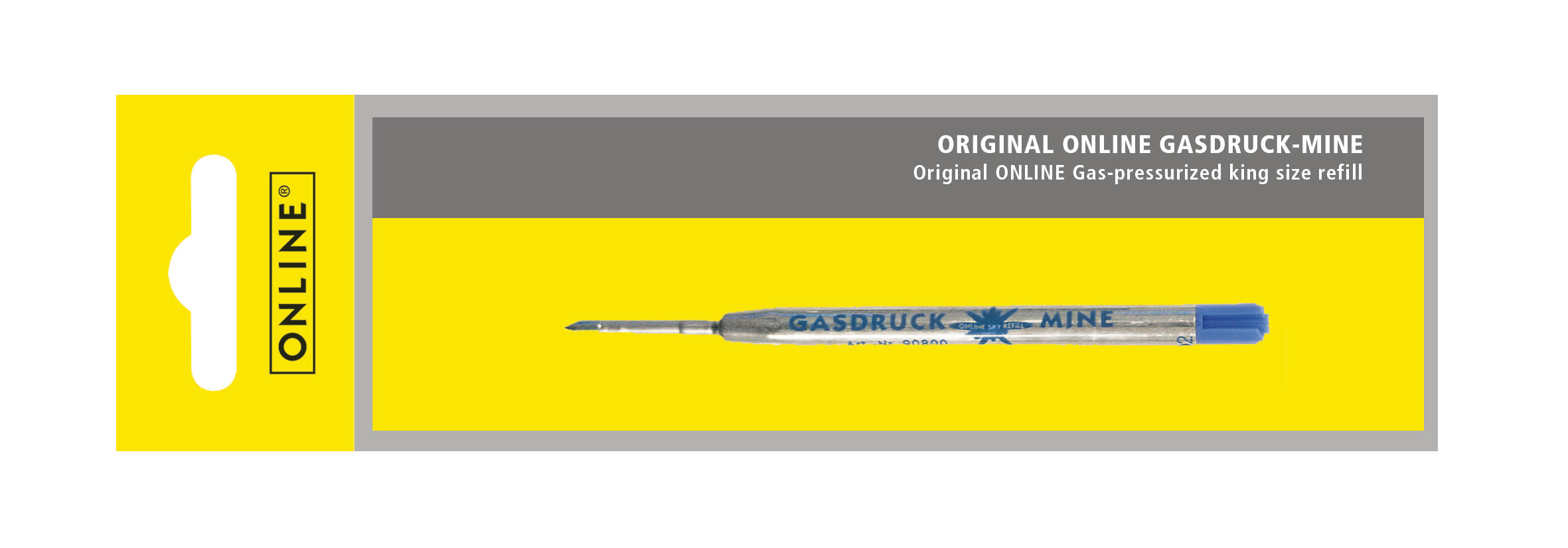 ONLINE Mines stylo à bille M 40015/3 Blue Blue