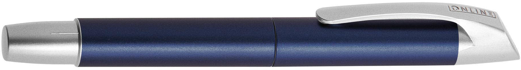 ONLINE Cartouche Rollerball 0.7mm 61153/3D Metallic Blue, bleu