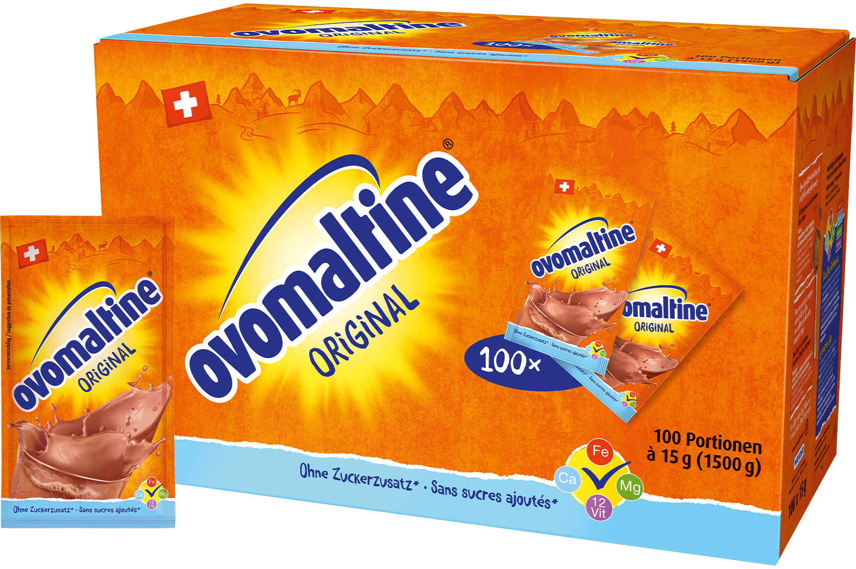 photo OVOMALTINE Orignal 102185574 15g, 100 pcs.