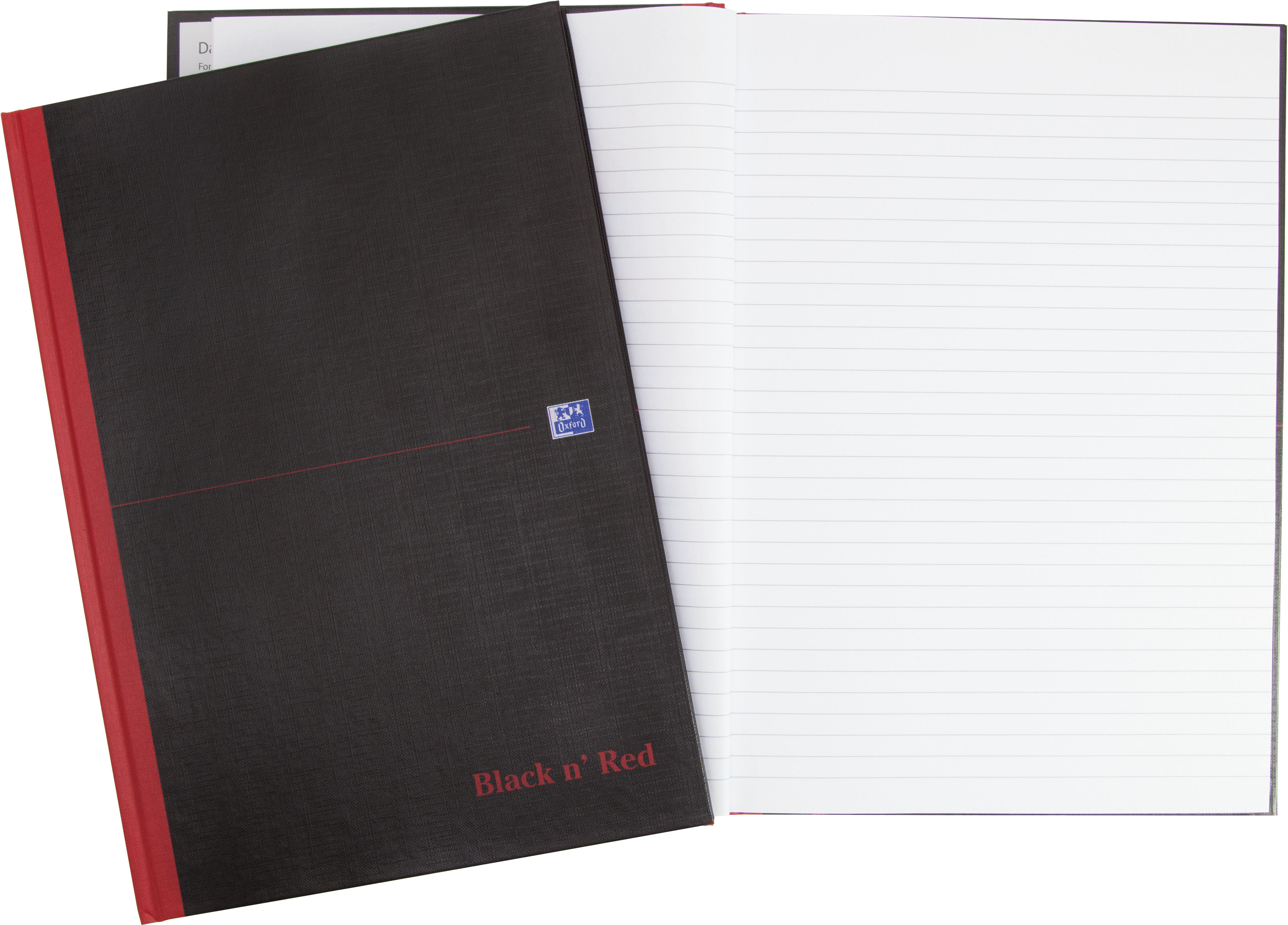 OXFORD Buch Black 'n Red A4 400047606 ligné, 90g 96 flls.