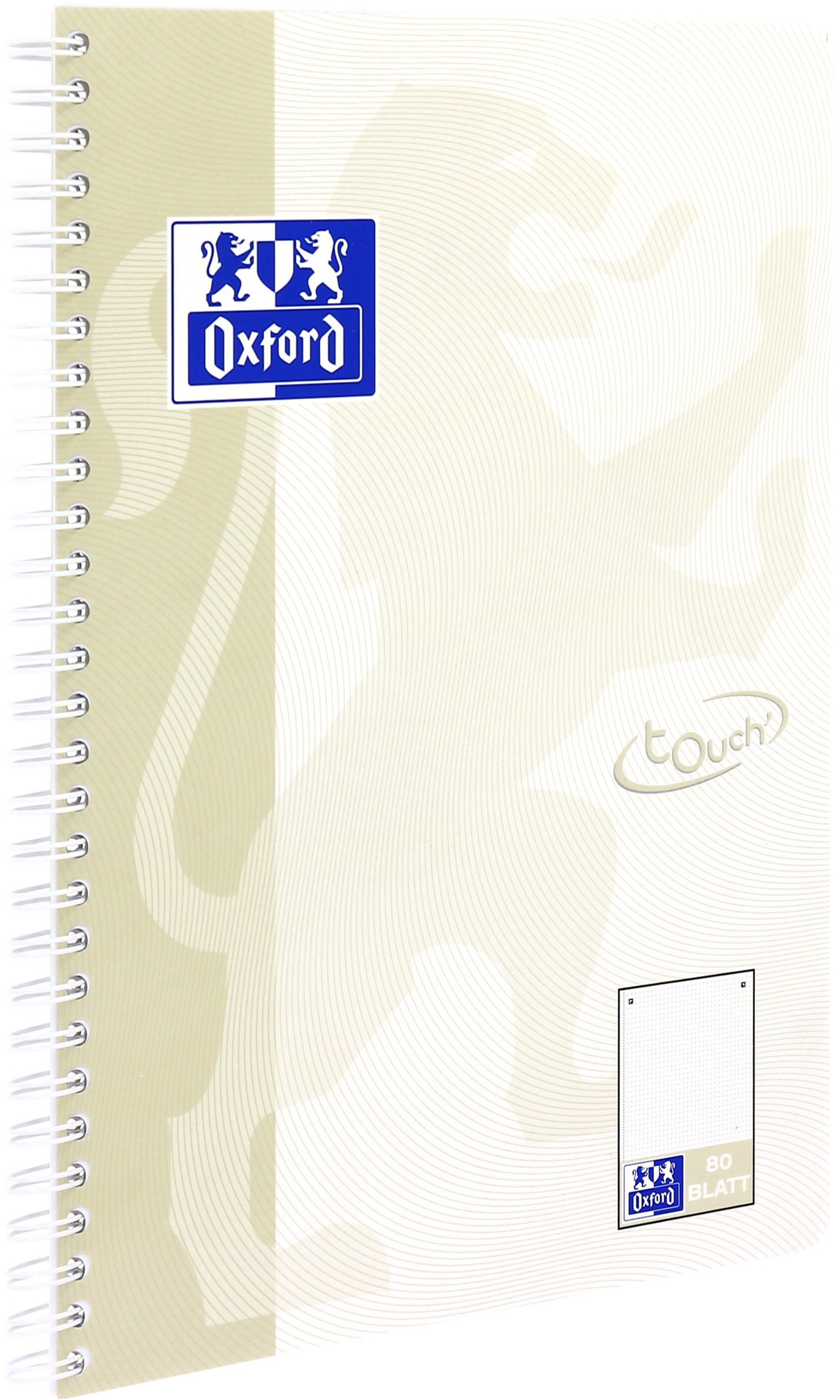 OXFORD Collegeblock SCRIBZEE A4+ 400132378 dotted, vert bleu 80 flls.