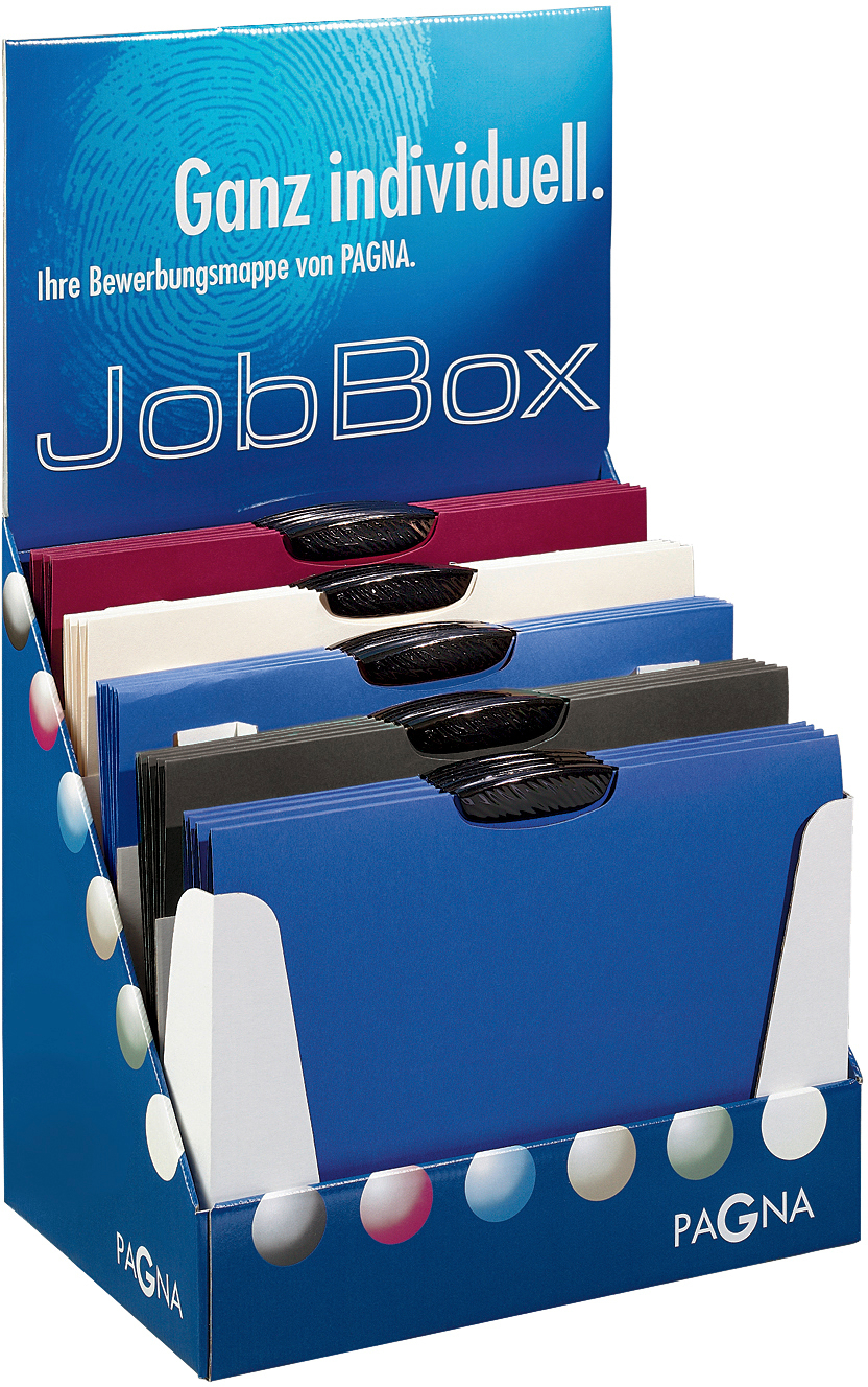 Bewerbungsmappen JobBox Swing 44023-00 assortiert 50 Stück 22007