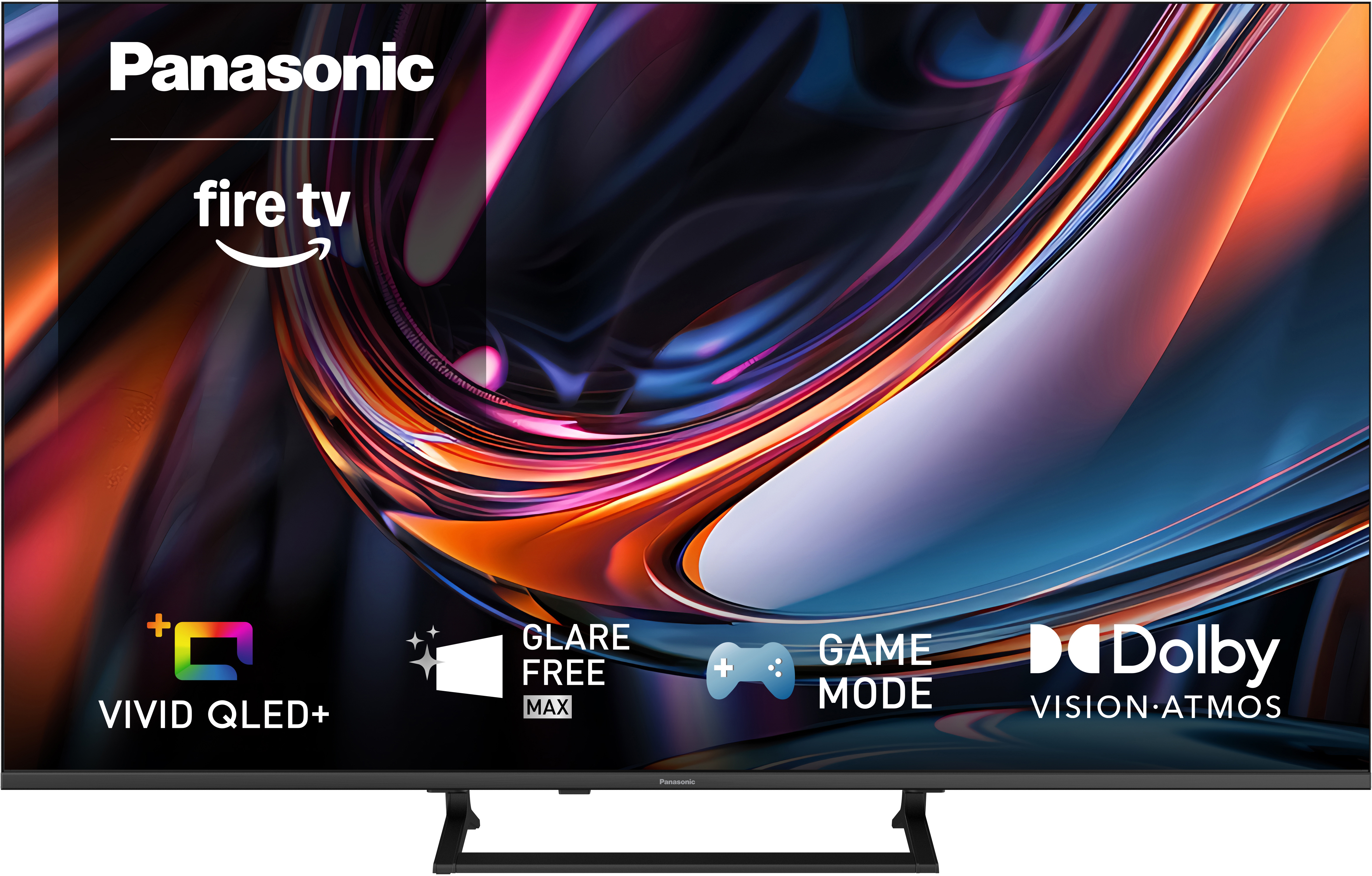 PANASONIC 55 Inch 4K UHD QLED+ TV-55W80CEZS Fire TV, 60 Hz, Dolby Vision