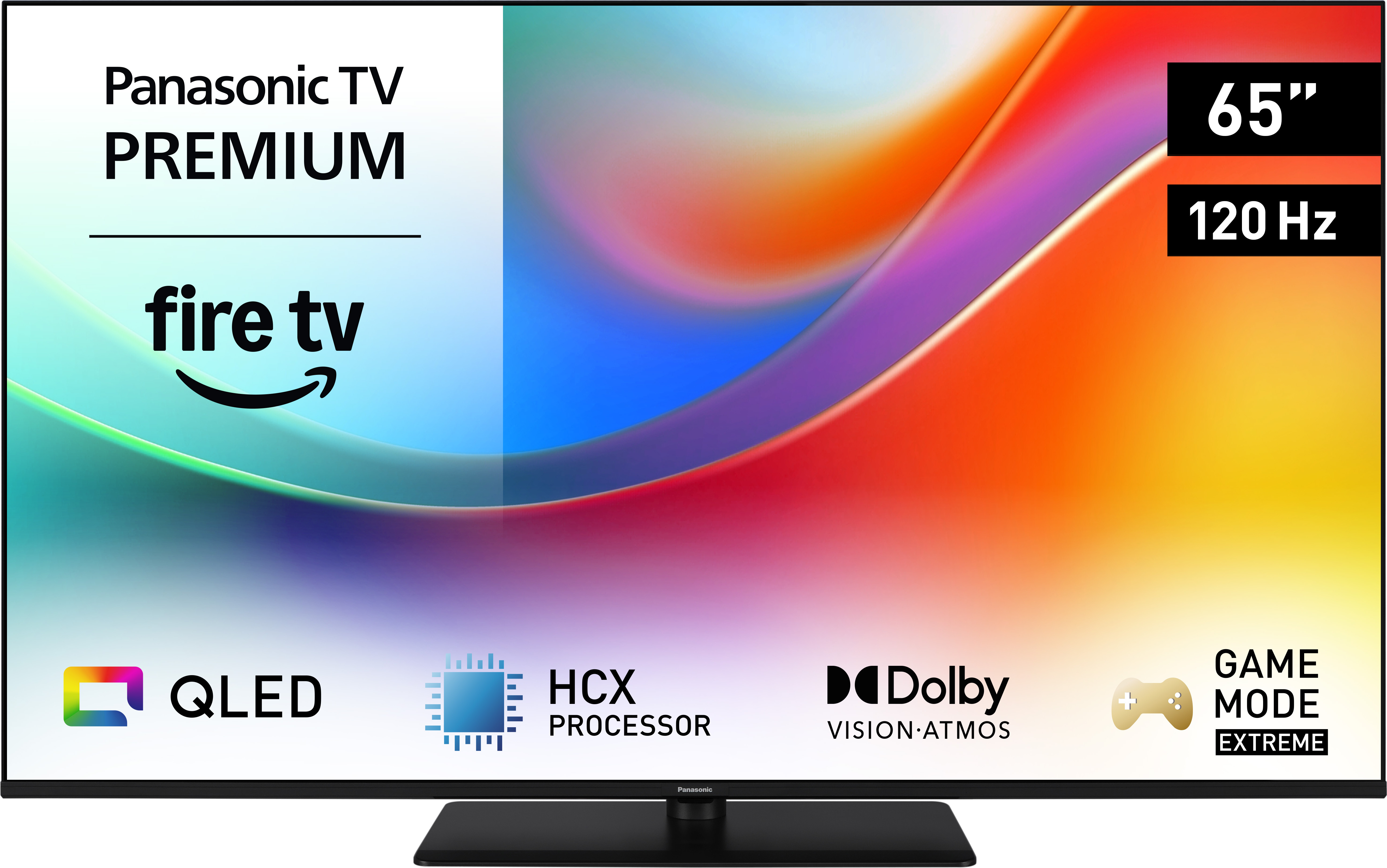 PANASONIC 65 Inch 4K UHD QLED TV-65W85BEZC Fire TV, 120 Hz, HDR10+,Dolby
