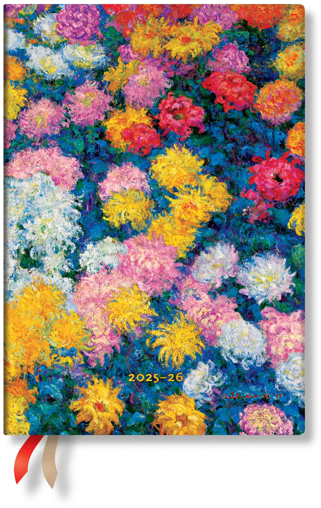 photo PAPERBLANKS Agenda Monet Midi 25/26 DD0535-4 1S/2P 18M AL HOR HC 13x18cm