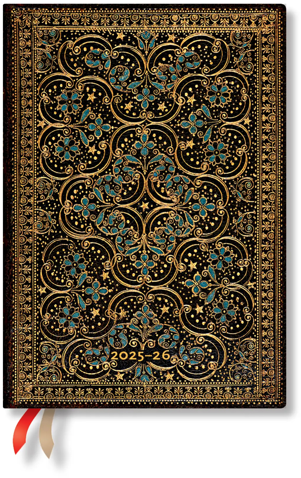 photo PAPERBLANKS Agenda Restauration Midi 25/26 DD0536-1 1S/2P 18M AL HOR HC 13x18cm