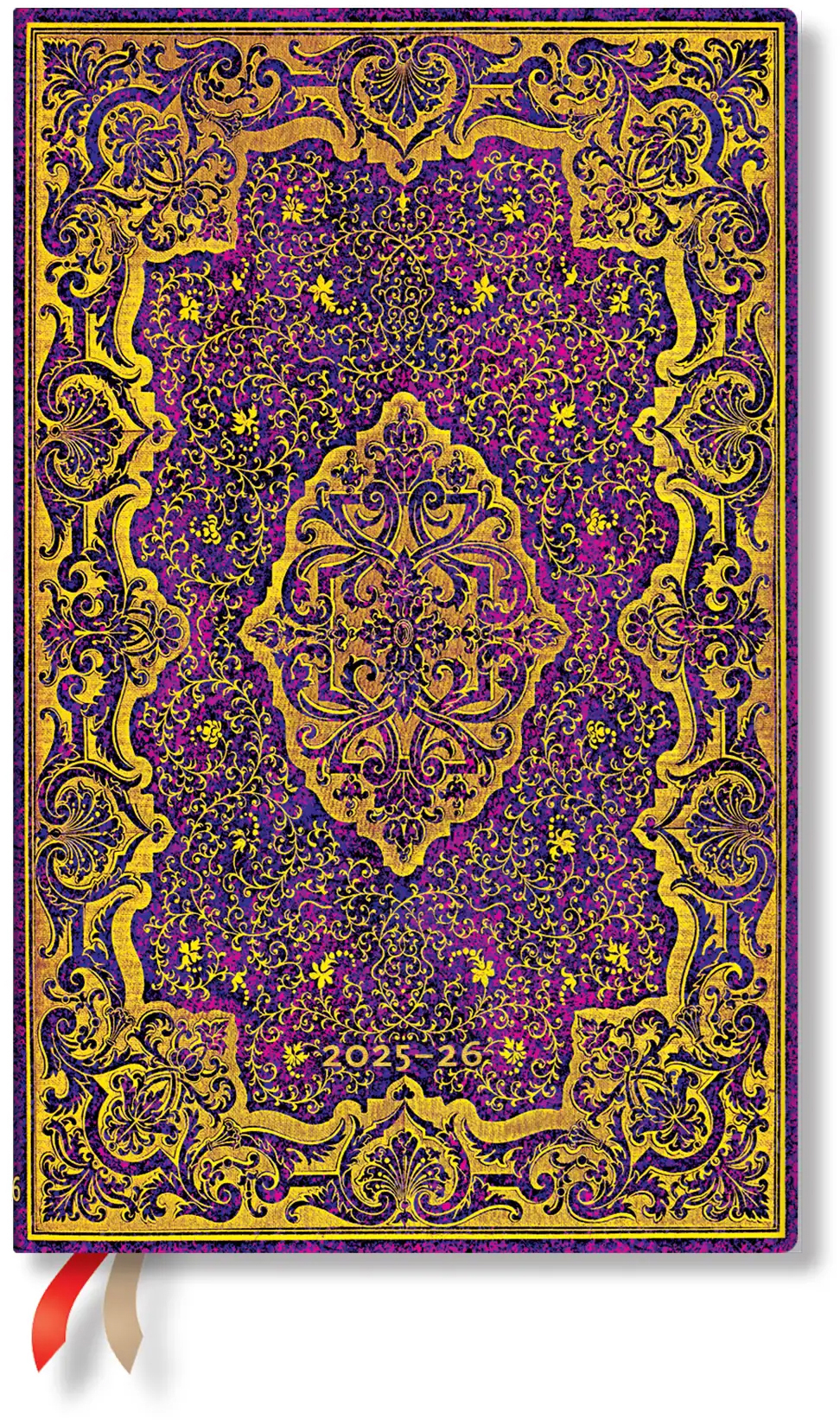 photo PAPERBLANKS Agenda Picaresque Maxi 25/26 DD0541-5 1S/2P 18M AL VER HC 13.5x21cm