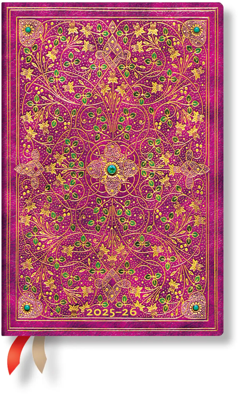 photo PAPERBLANKS Agenda Jubilé Diam. Mini 25/26 DF0863-8 1S/2P 13M FR HOR HC 9.5x14cm