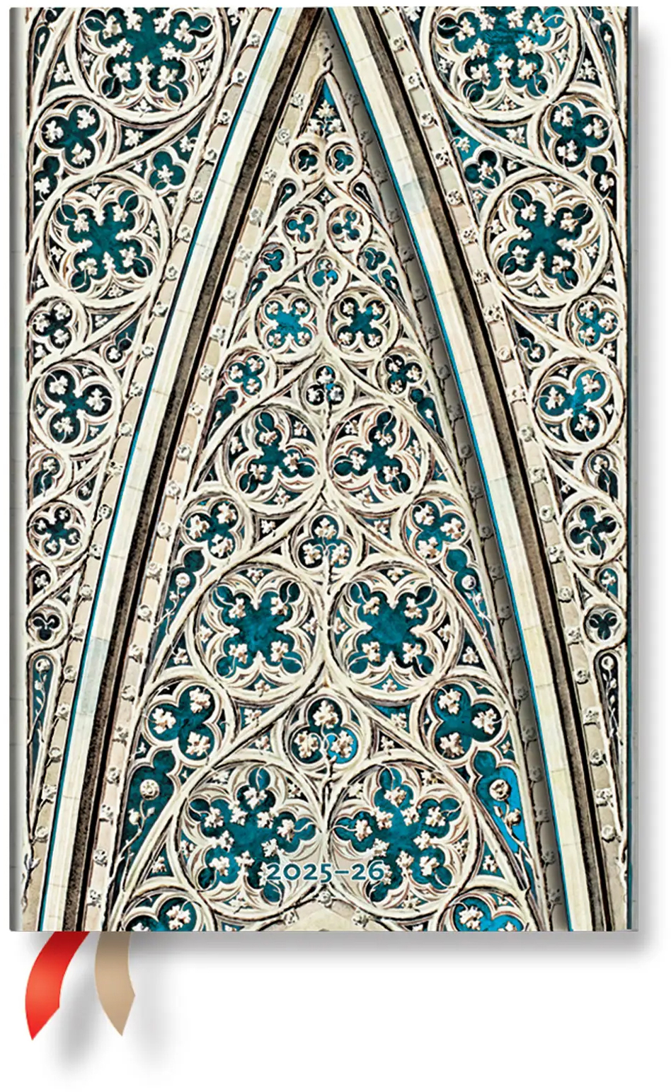 photo PAPERBLANKS Agenda Cath. Milan Mini 25/26 DF0865-2 1S/2P 13M FR HOR HC 9.5x14cm