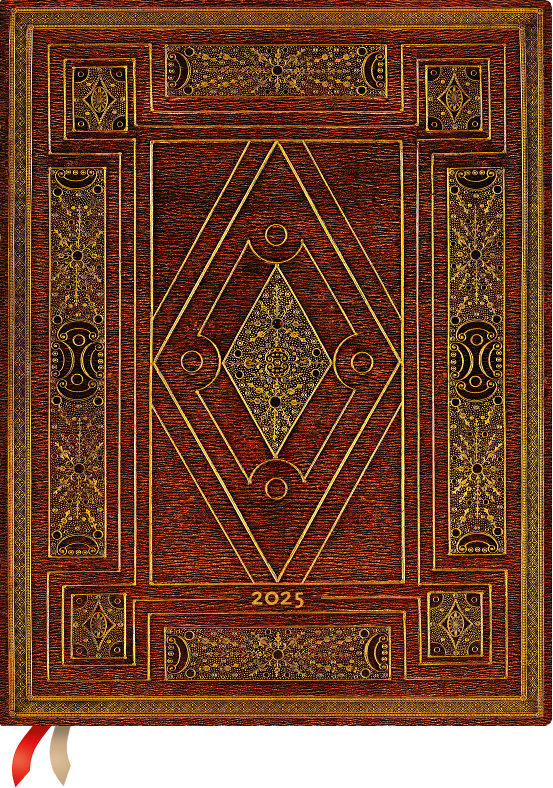 PAPERBLANKS Agenda First Folio 2025 DHD6057 1W/2S HOR Ult. HC DE 17.5x23cm