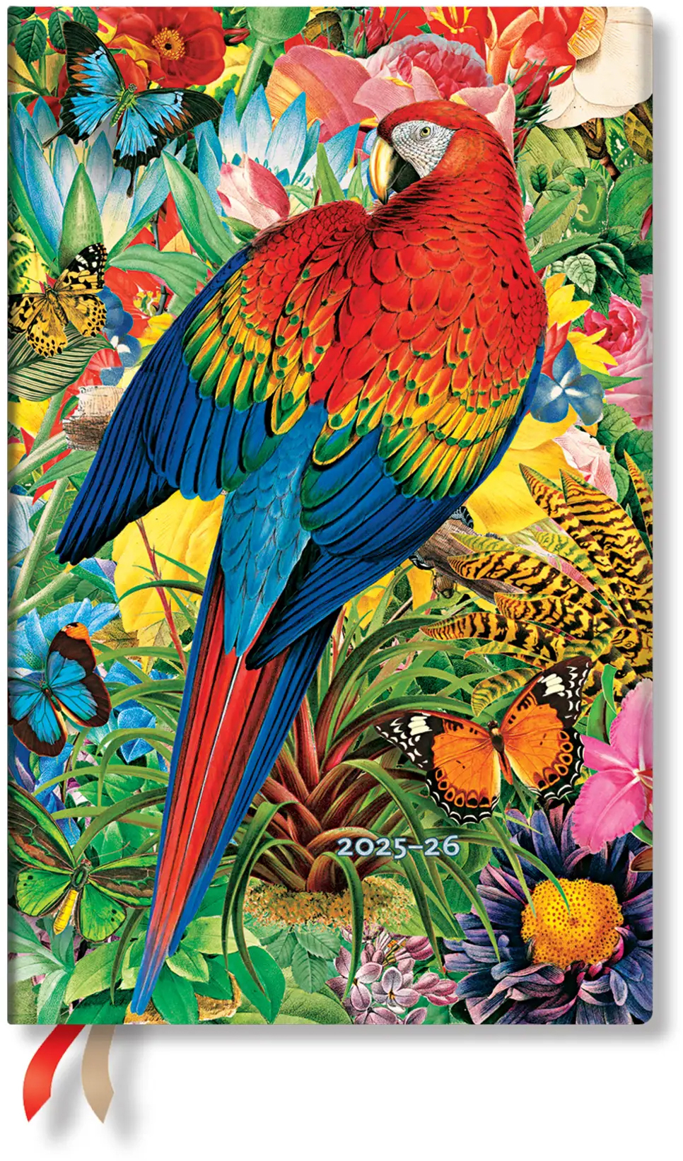 photo PAPERBLANKS Agenda Trop. Garten Maxi 25/26 FD0670-2 1S/2P 18M AL VER SC 13.5x21cm