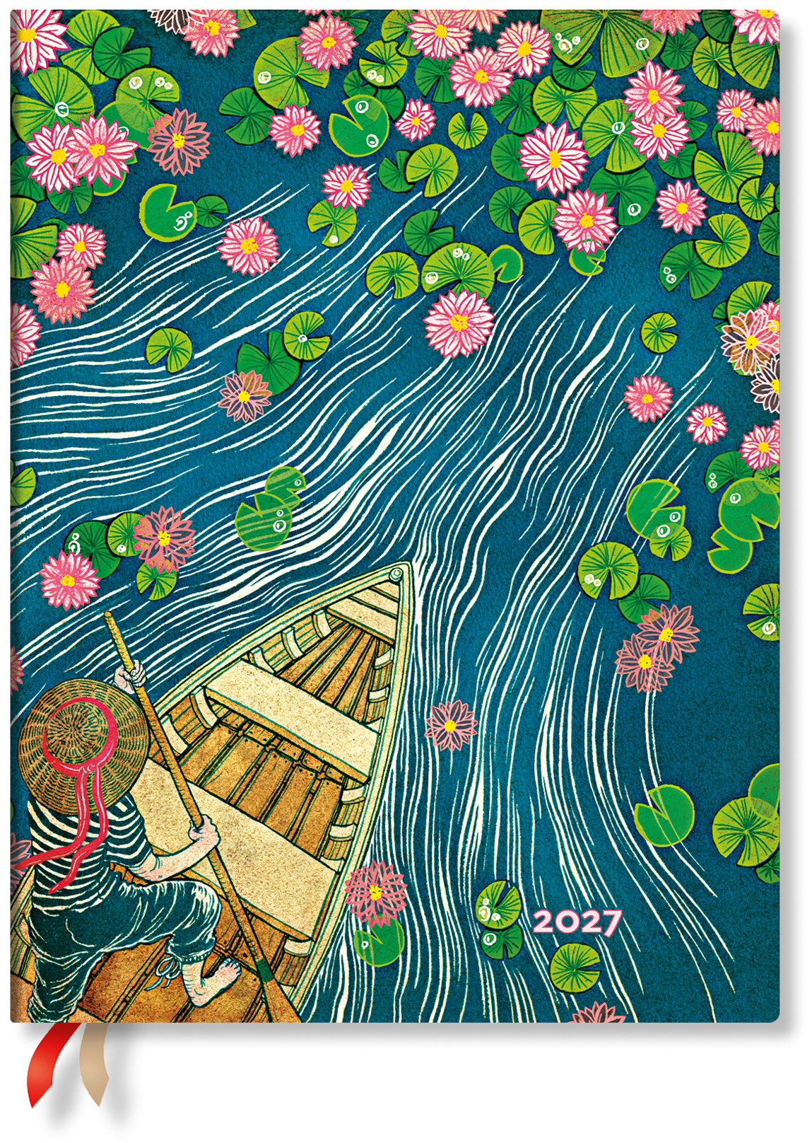 photo PAPERBLANKS Agenda Lotusblüte 2027 FD1869-9 1S/2P VER Ultra SC AL 18x23cm