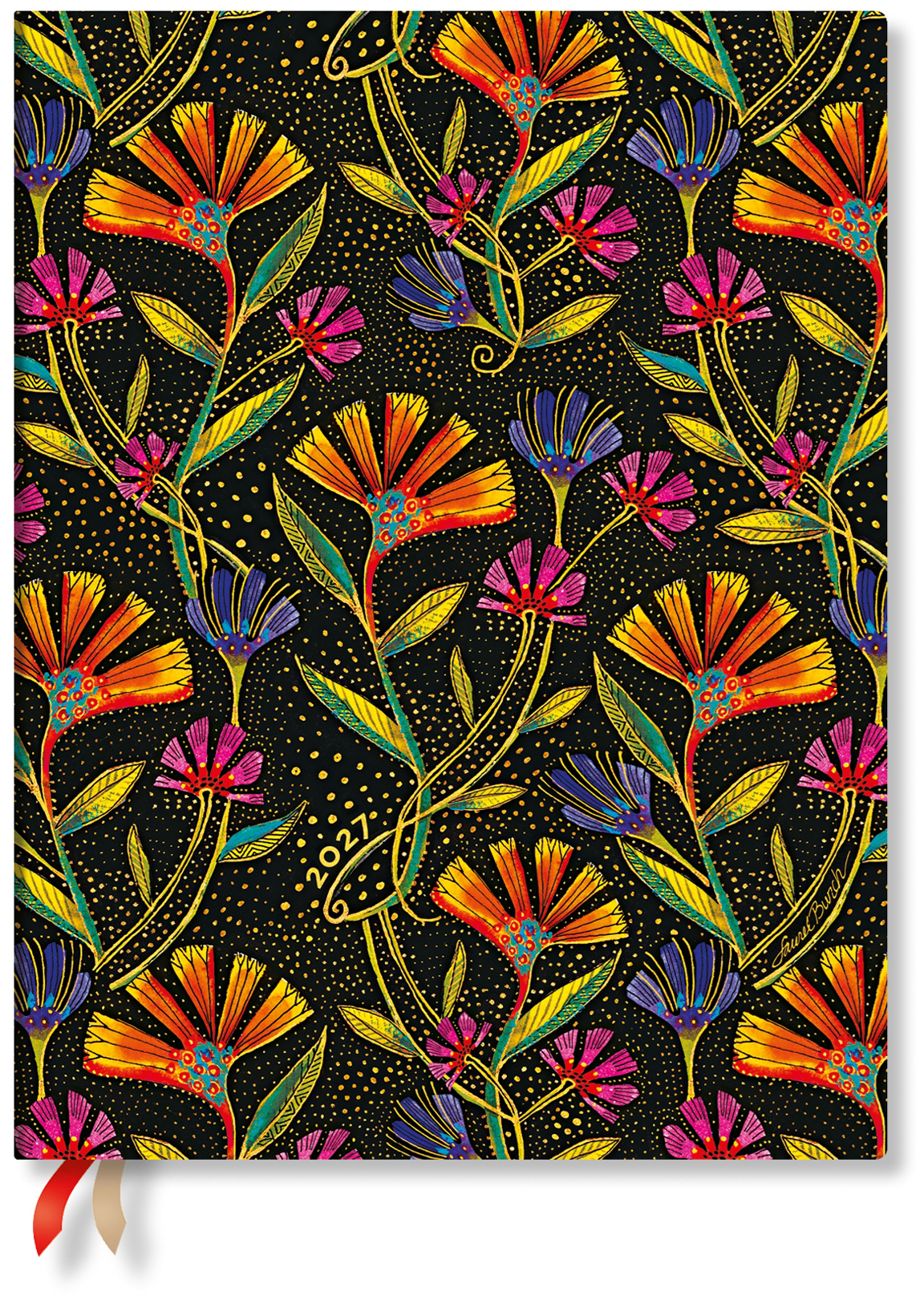 photo PAPERBLANKS Agenda Wildblumen 2027 FD1872-9 1S/2P VER Ultra SC AL 18x23cm