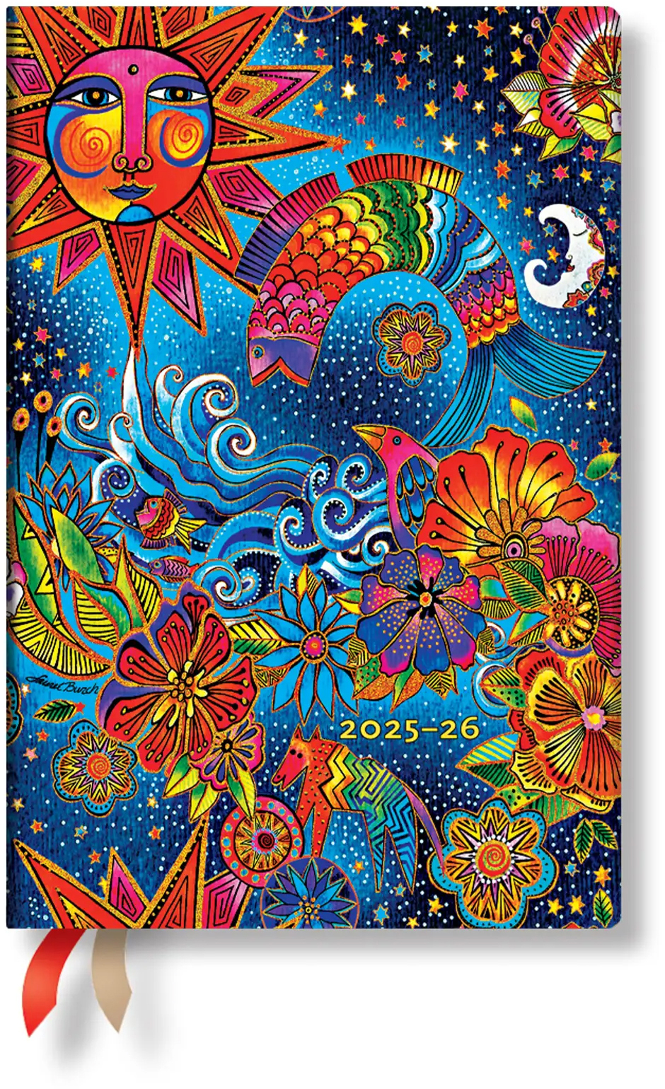 photo PAPERBLANKS Agenda Magie Cél. Mini 25/26 FF0953-6 1S/2P 13M FR HOR SC 9.5x14cm