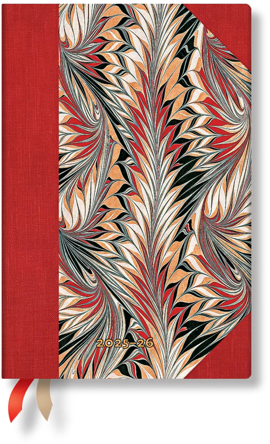 photo PAPERBLANKS Agenda Rubedo Mini 25/26 FF0955-0 1S/2P 13M FR HOR SC 9.5x14cm