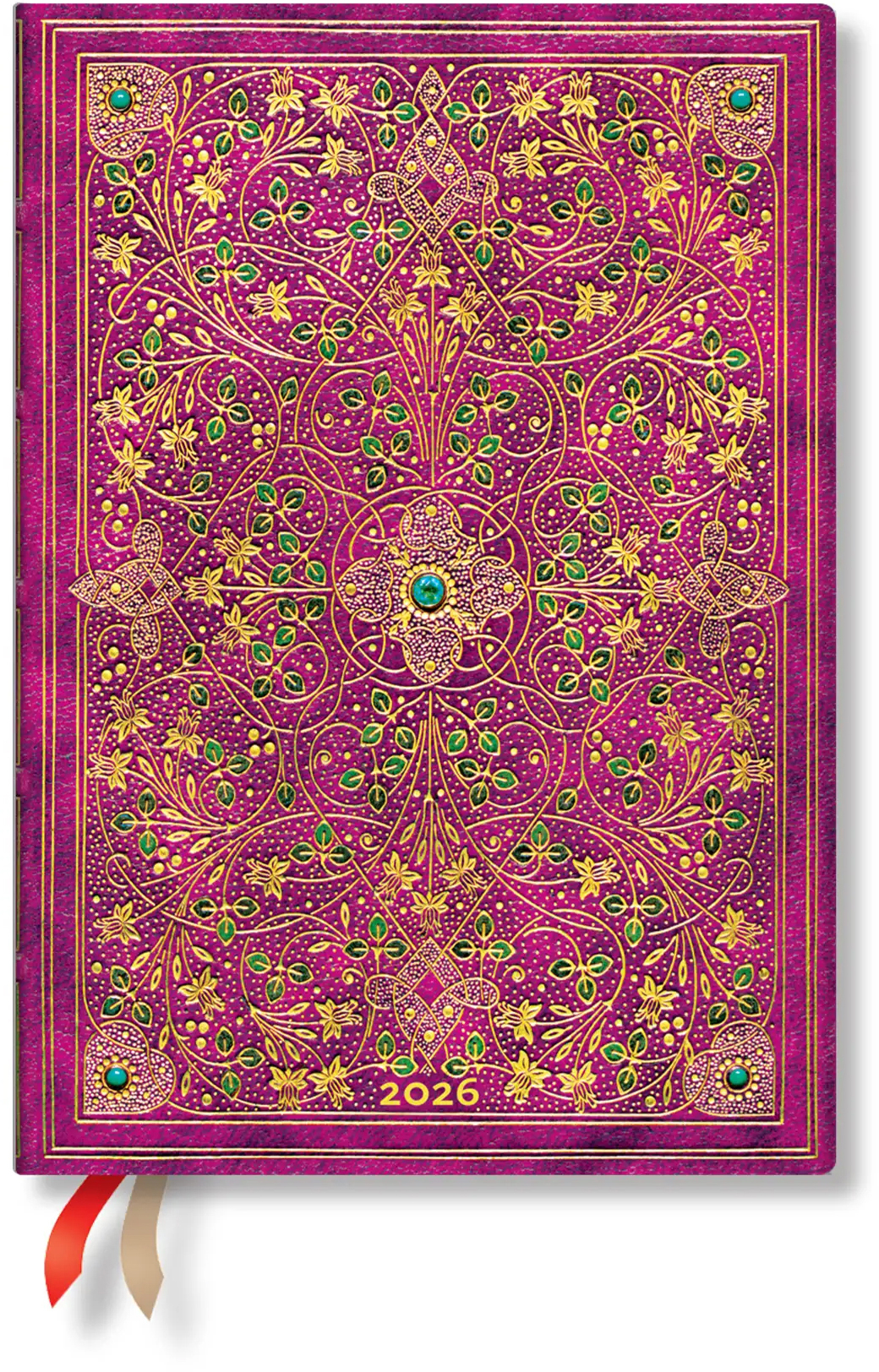photo PAPERBLANKS Agenda Jubilé de Diamant 2026 FF1079-2 1S/2P HOR Midi SC FR 13x18cm