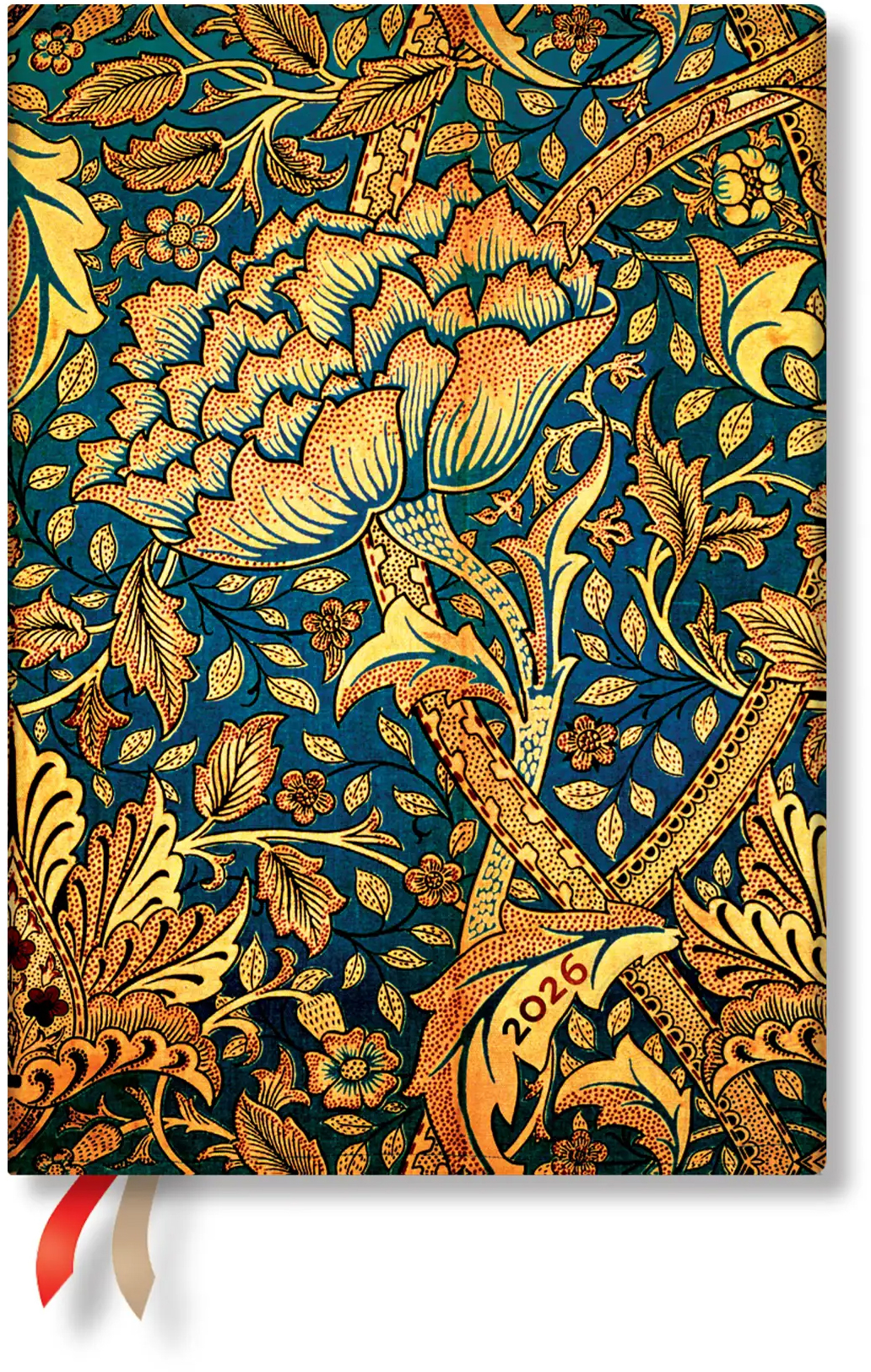 photo PAPERBLANKS Agenda Danse du Vent 2026 FF1081-5 1S/2P HOR Midi SC FR 13x18cm
