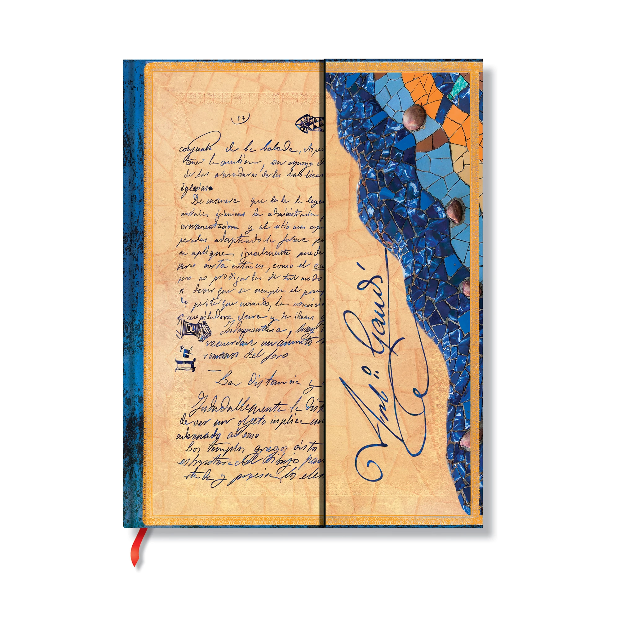 photo PAPERBLANKS Carnet Ultra PB9778-5 Manuscrit de Reus ligné 144 p
