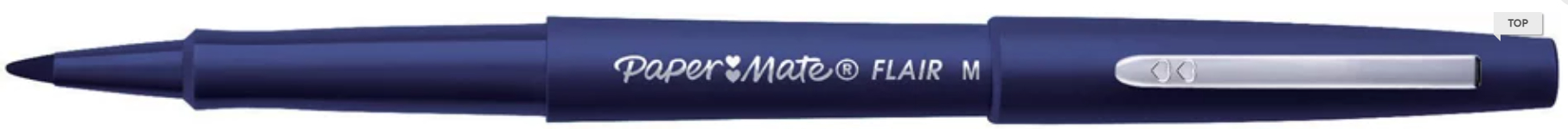 PAPERMATE Stylo fibre 0.7mm 2045254 Navy Blue