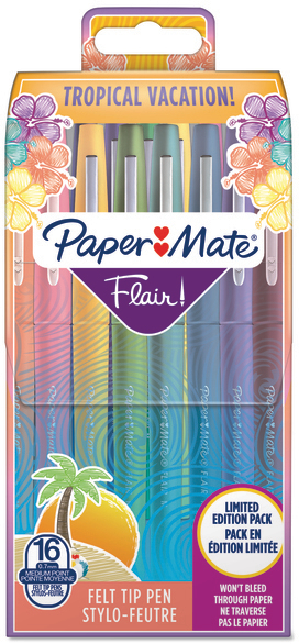 PAPERMATE Stylo fibre 2061396 Flair 16 pcs.