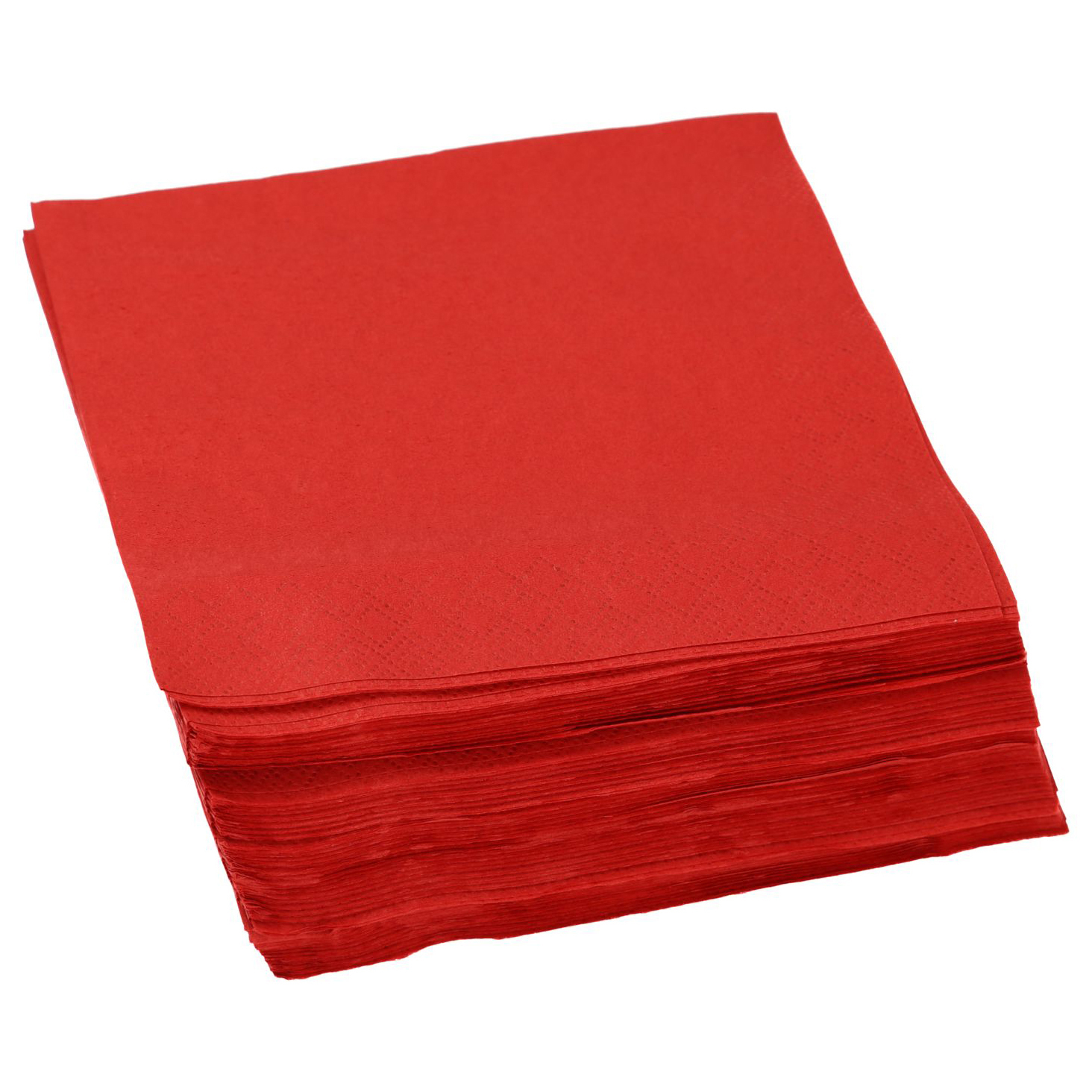 PAPSTAR Serviettes 33x33cm PAP86971 3 couches, rouge, 50 pcs 3 couches, rouge, 50 pcs