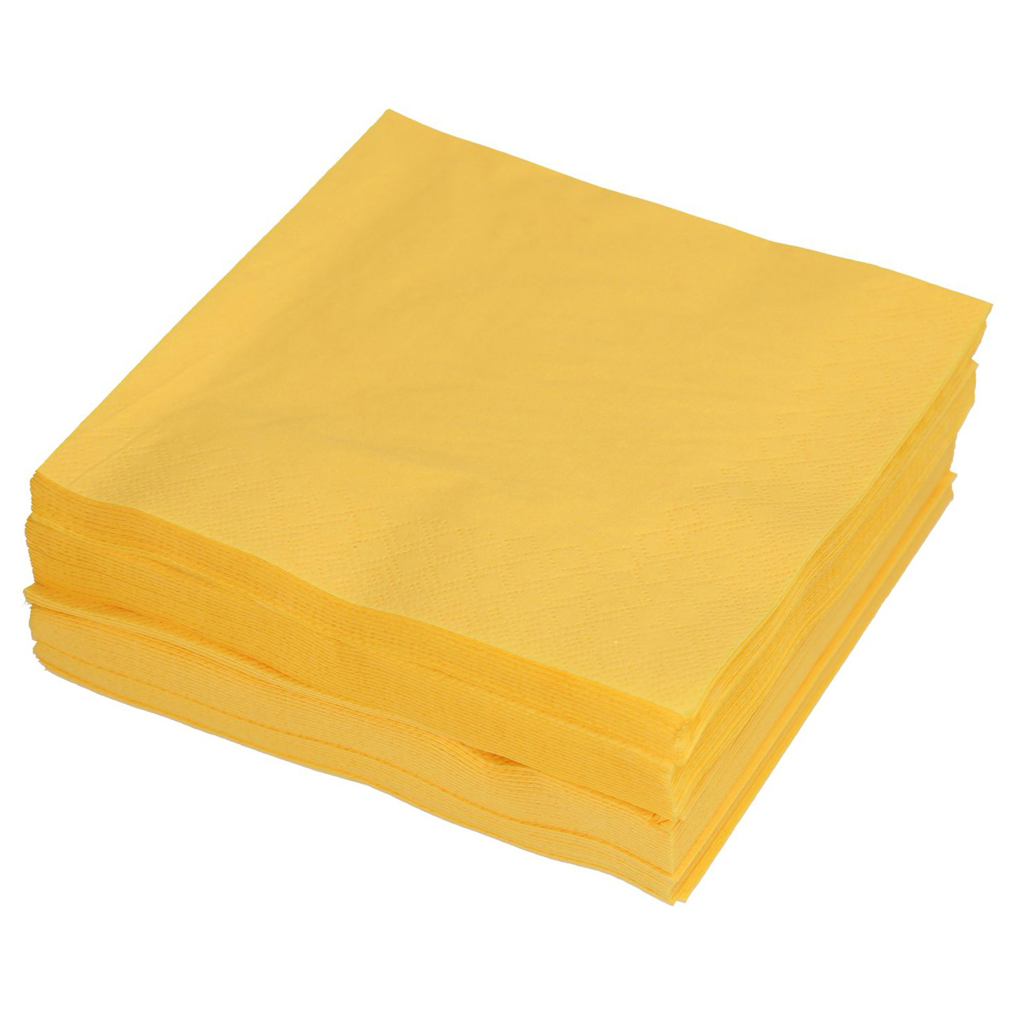 PAPSTAR Serviettes PAP86975 3 couches, jaune, 50 pcs 3 couches, jaune, 50 pcs