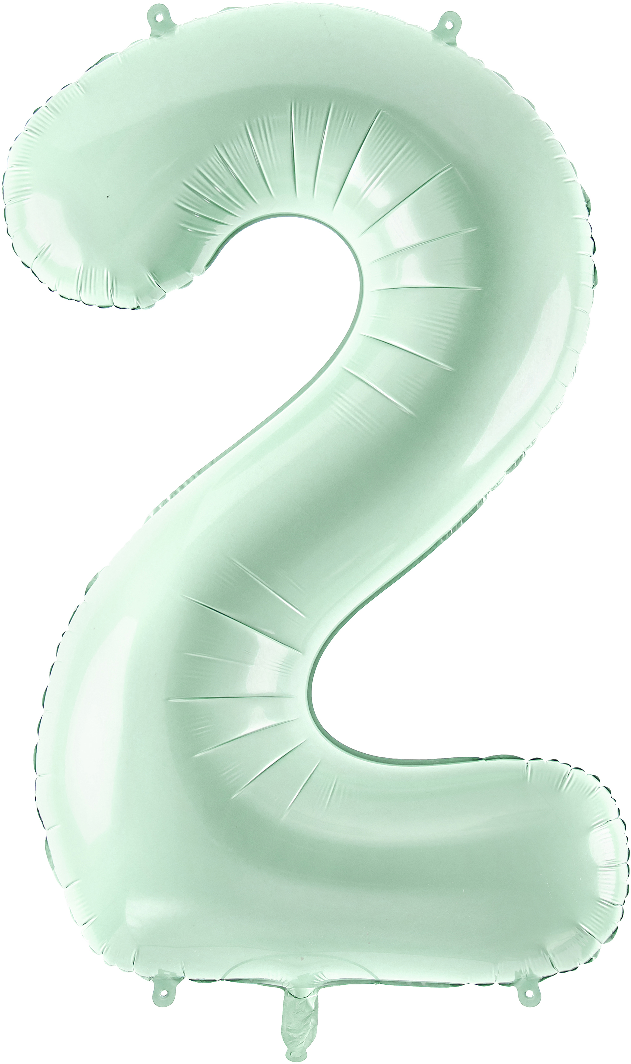photo PARTYDECO Ballon en plastique no. 2 72cm FB230G-2-012 vert clair