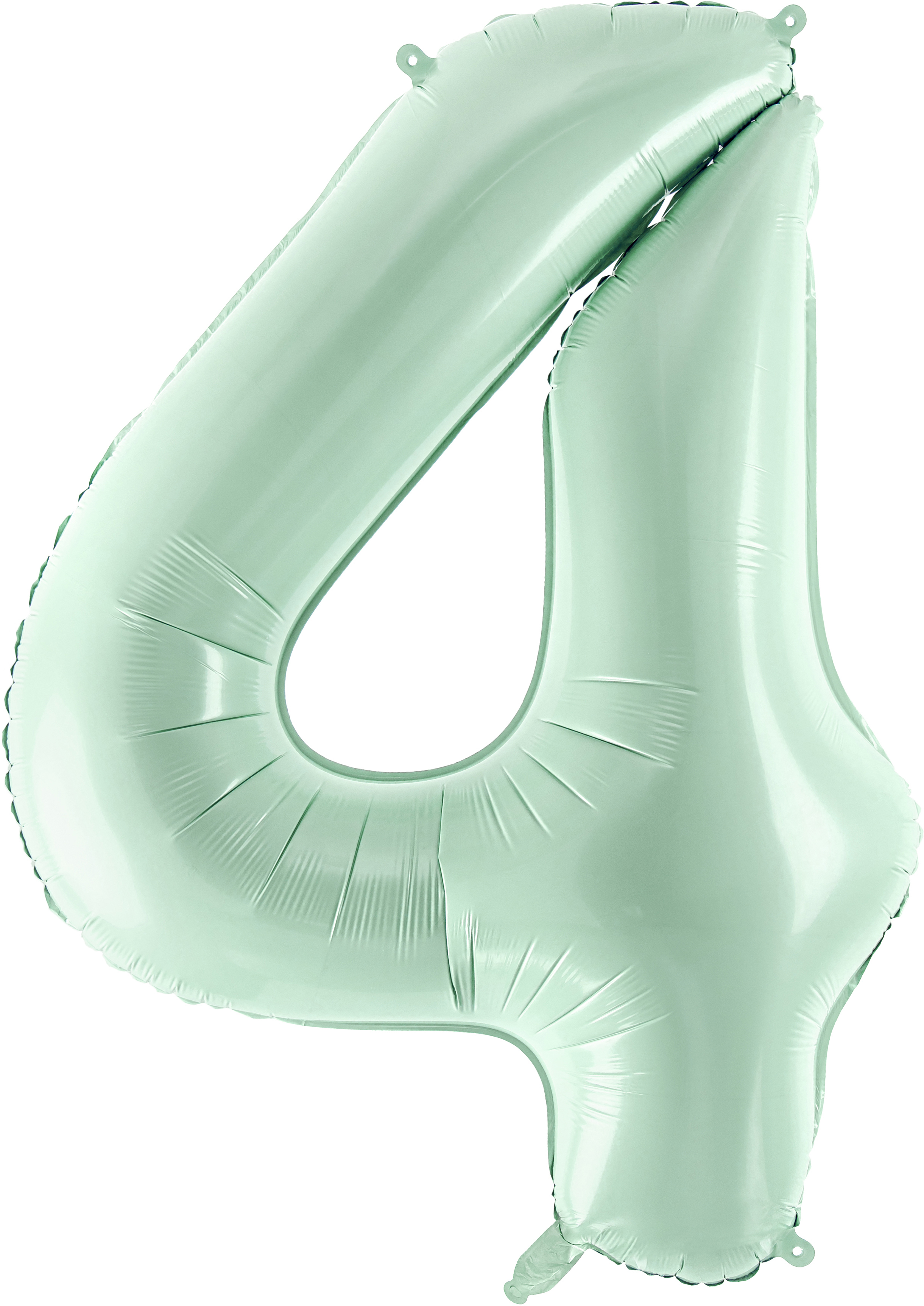 photo PARTYDECO Ballon en plastique no. 4 72cm FB230G-4-012 vert clair