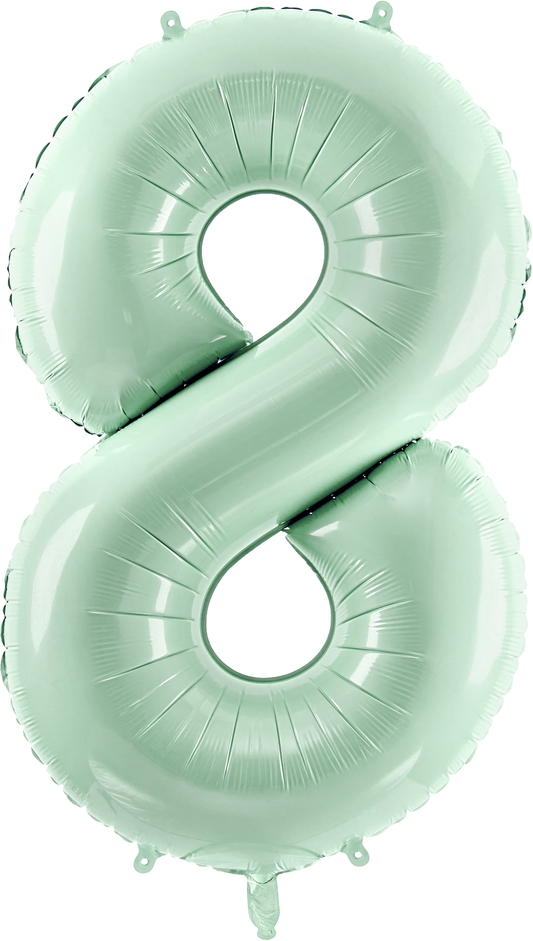 photo PARTYDECO Ballon en plastique no. 8 72cm FB230G-8-012 vert clair