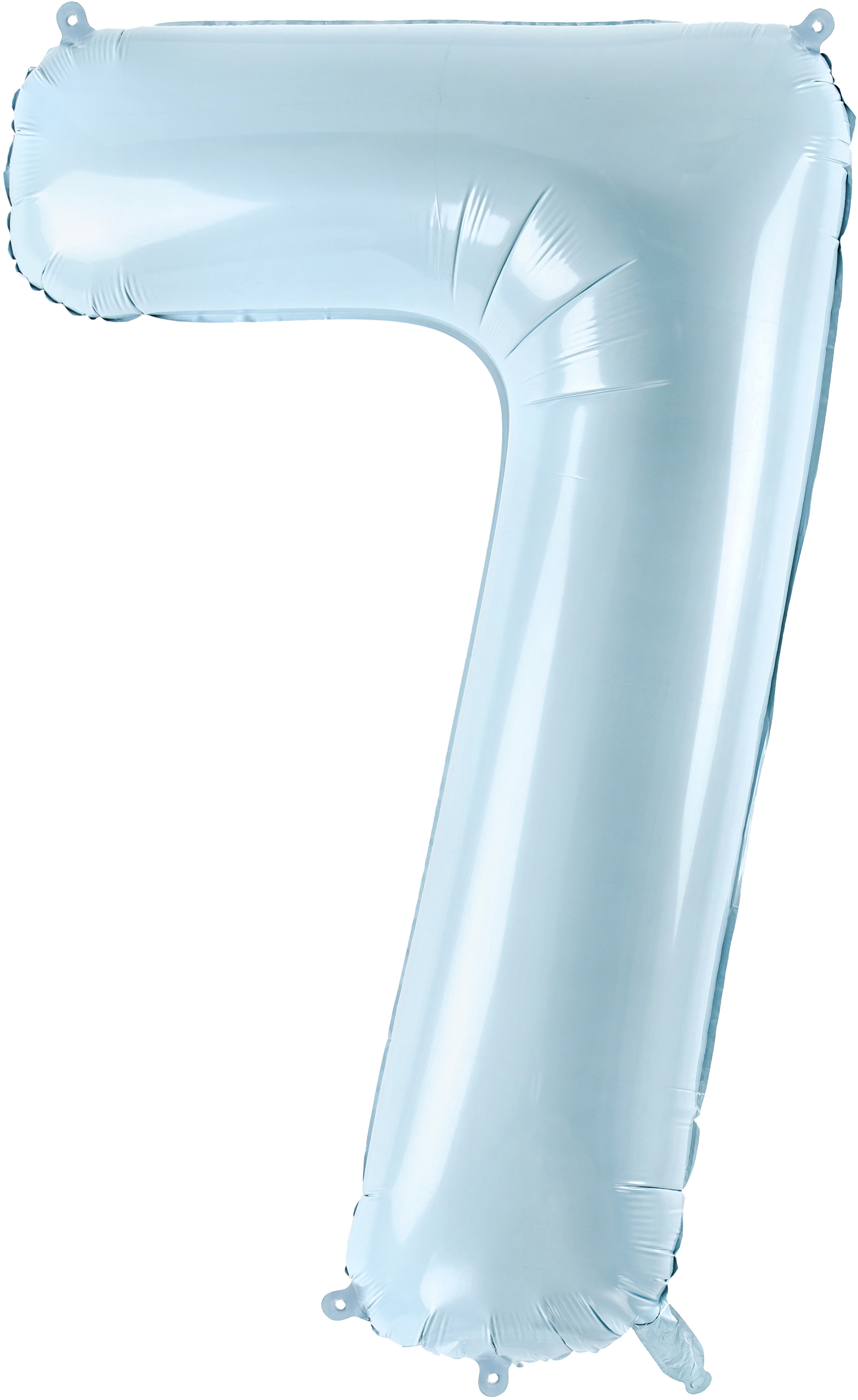 photo PARTYDECO Ballon en plastique no. 7 72cm FB230P7001J bleu clair